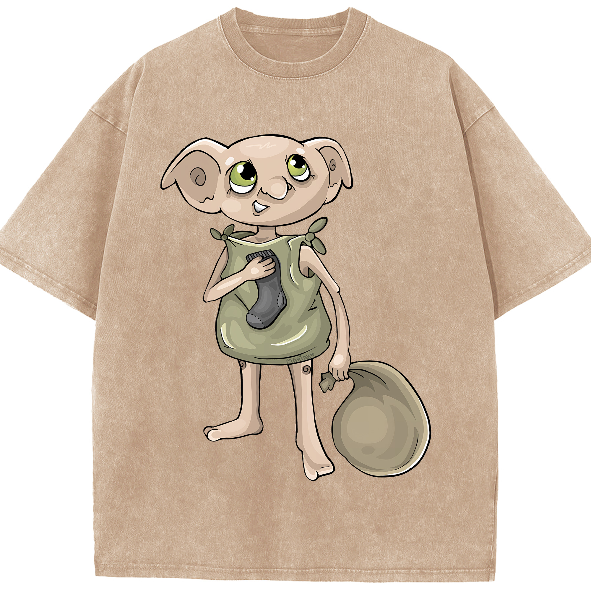 （画像用） Harry Potter ハリー・ポッターシリーズ 綿100% ヴィンテージ風 半袖Tシャツ（フロントプリント）