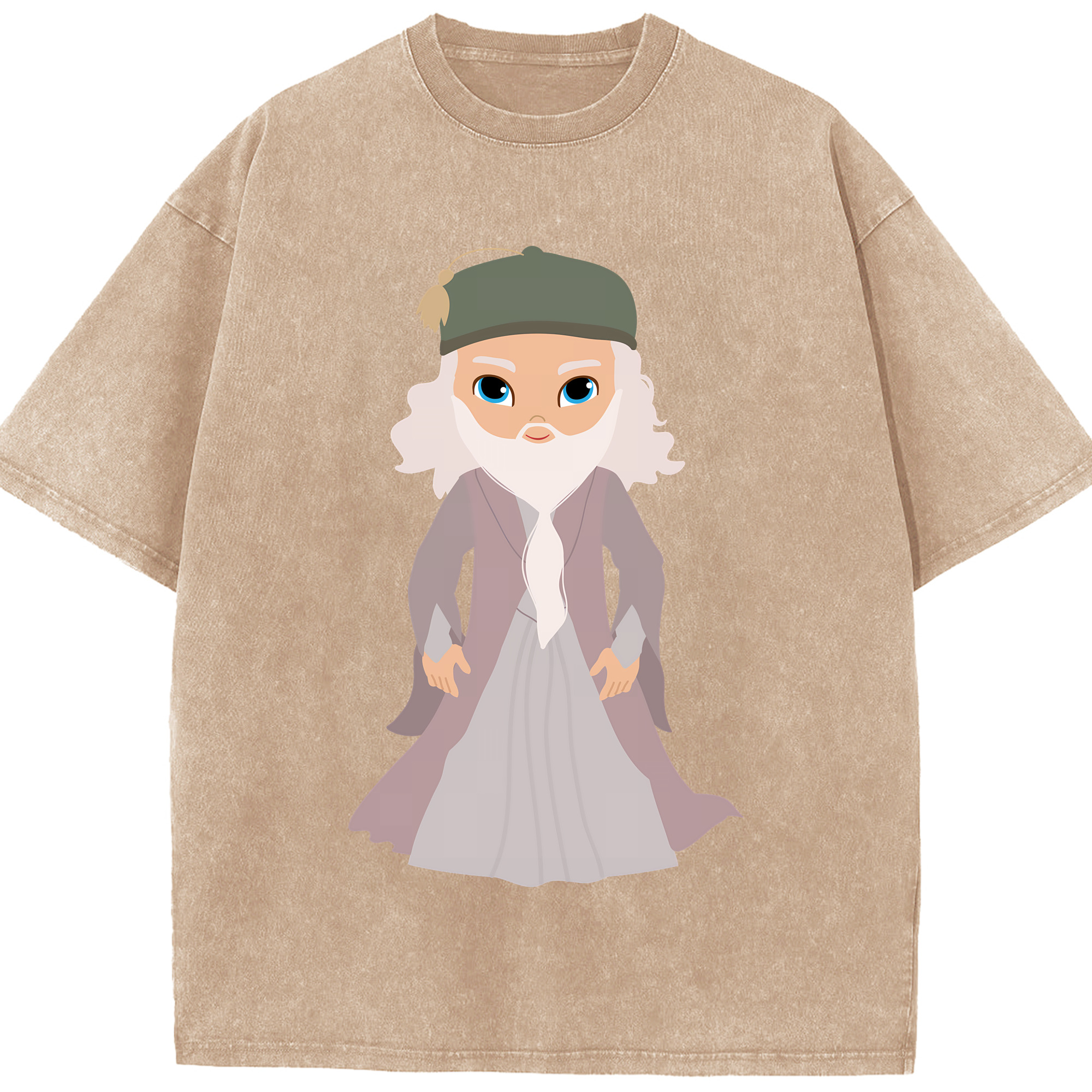 （画像用） Harry Potter ハリー・ポッターシリーズ 綿100% ヴィンテージ風 半袖Tシャツ（フロントプリント）