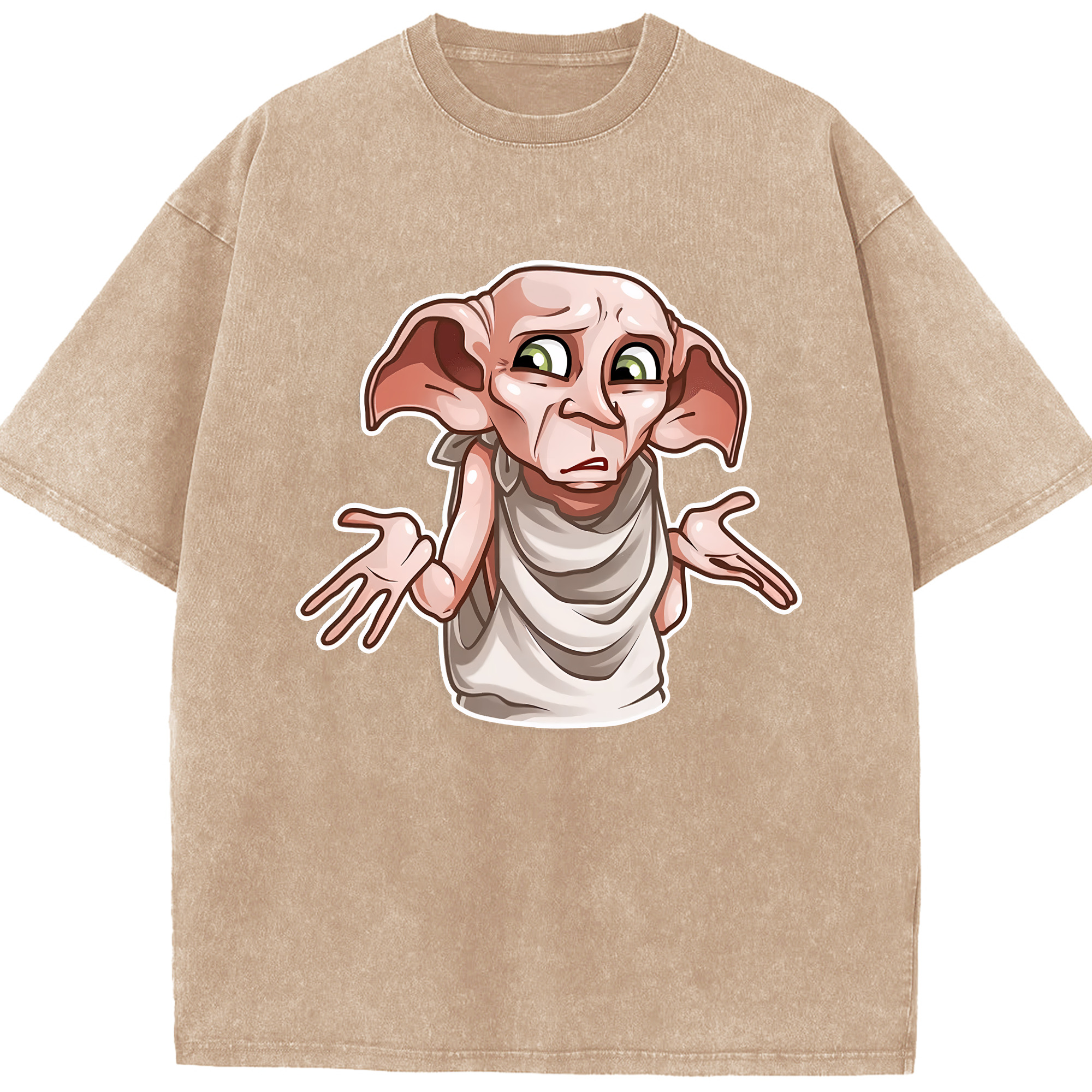 （画像用） Harry Potter ハリー・ポッターシリーズ 綿100% ヴィンテージ風 半袖Tシャツ（フロントプリント）
