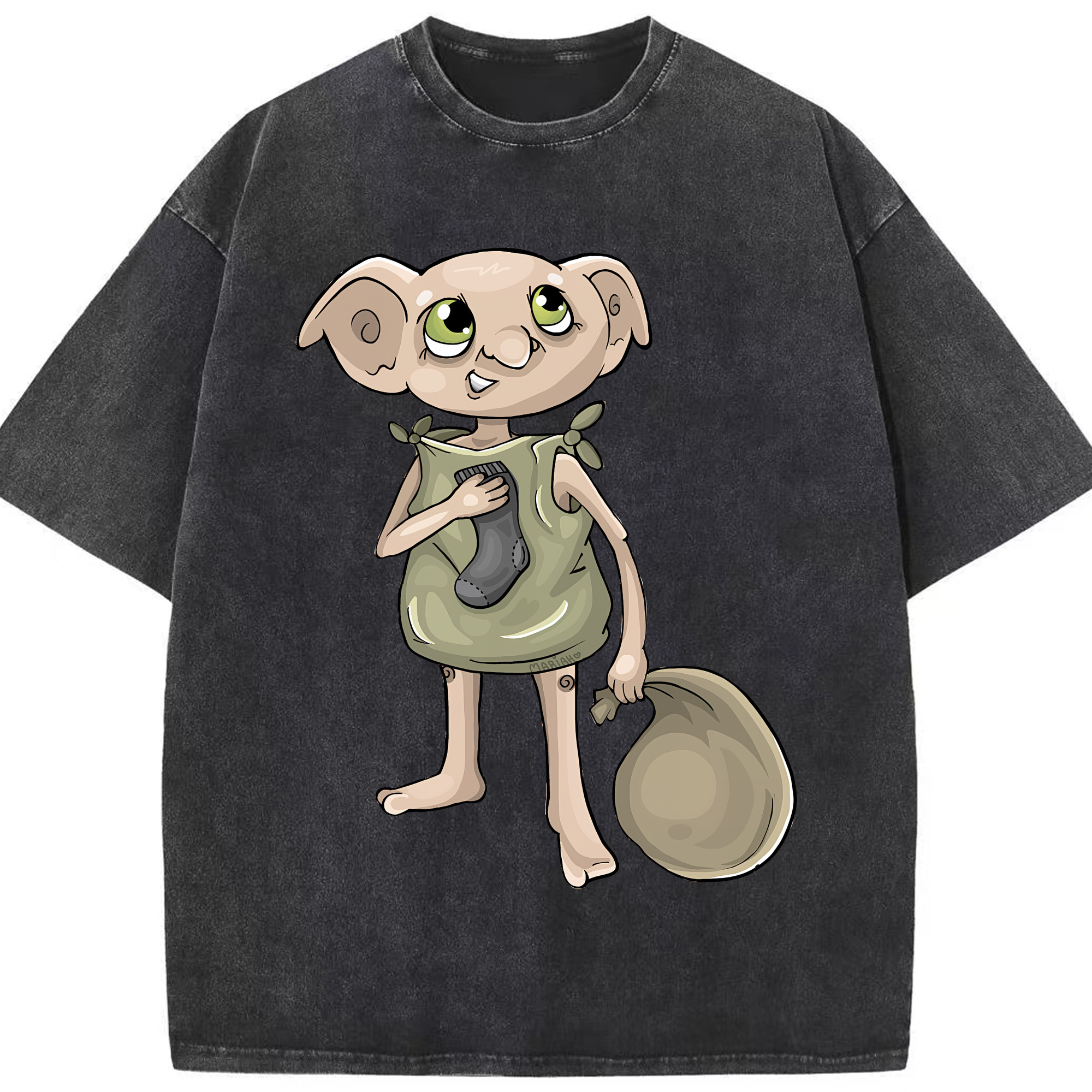 （画像用） Harry Potter ハリー・ポッターシリーズ 綿100% ヴィンテージ風 半袖Tシャツ（フロントプリント）