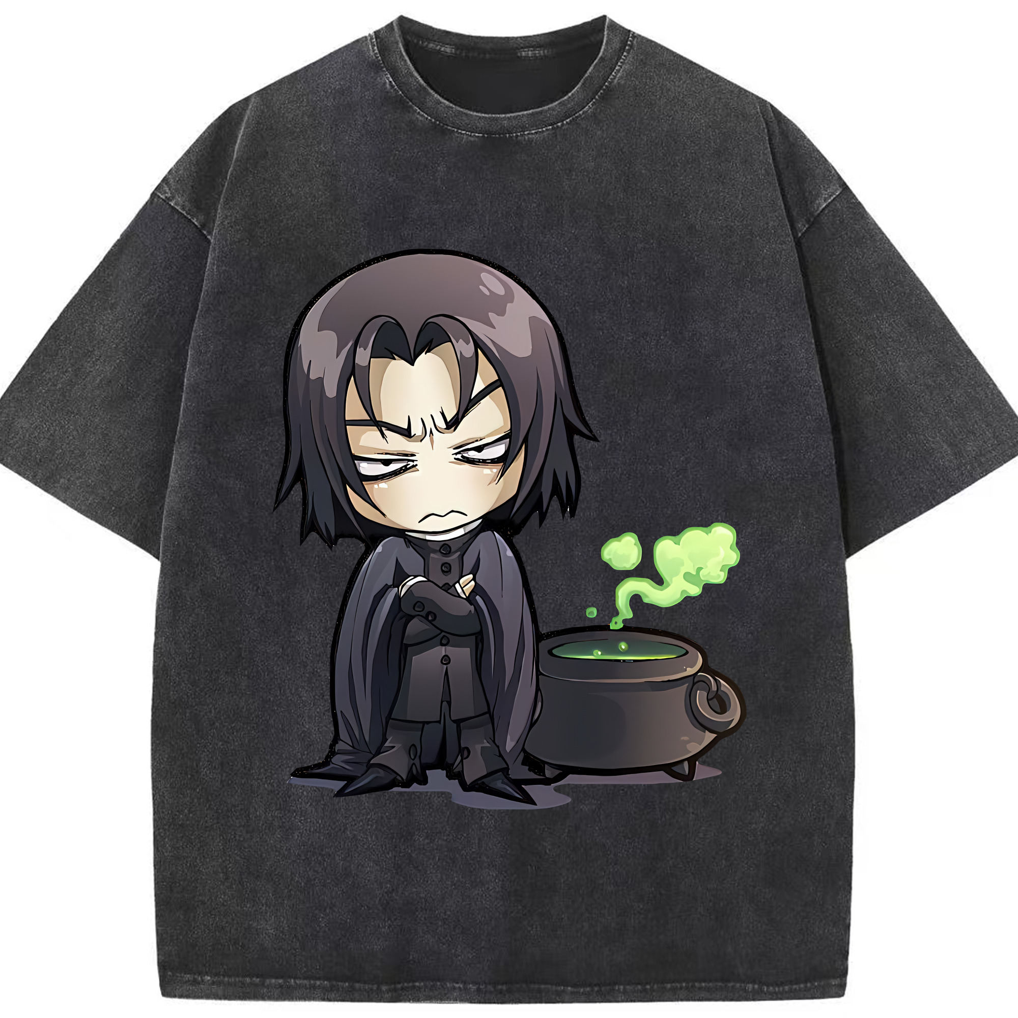 （画像用） Harry Potter ハリー・ポッターシリーズ 綿100% ヴィンテージ風 半袖Tシャツ（フロントプリント）
