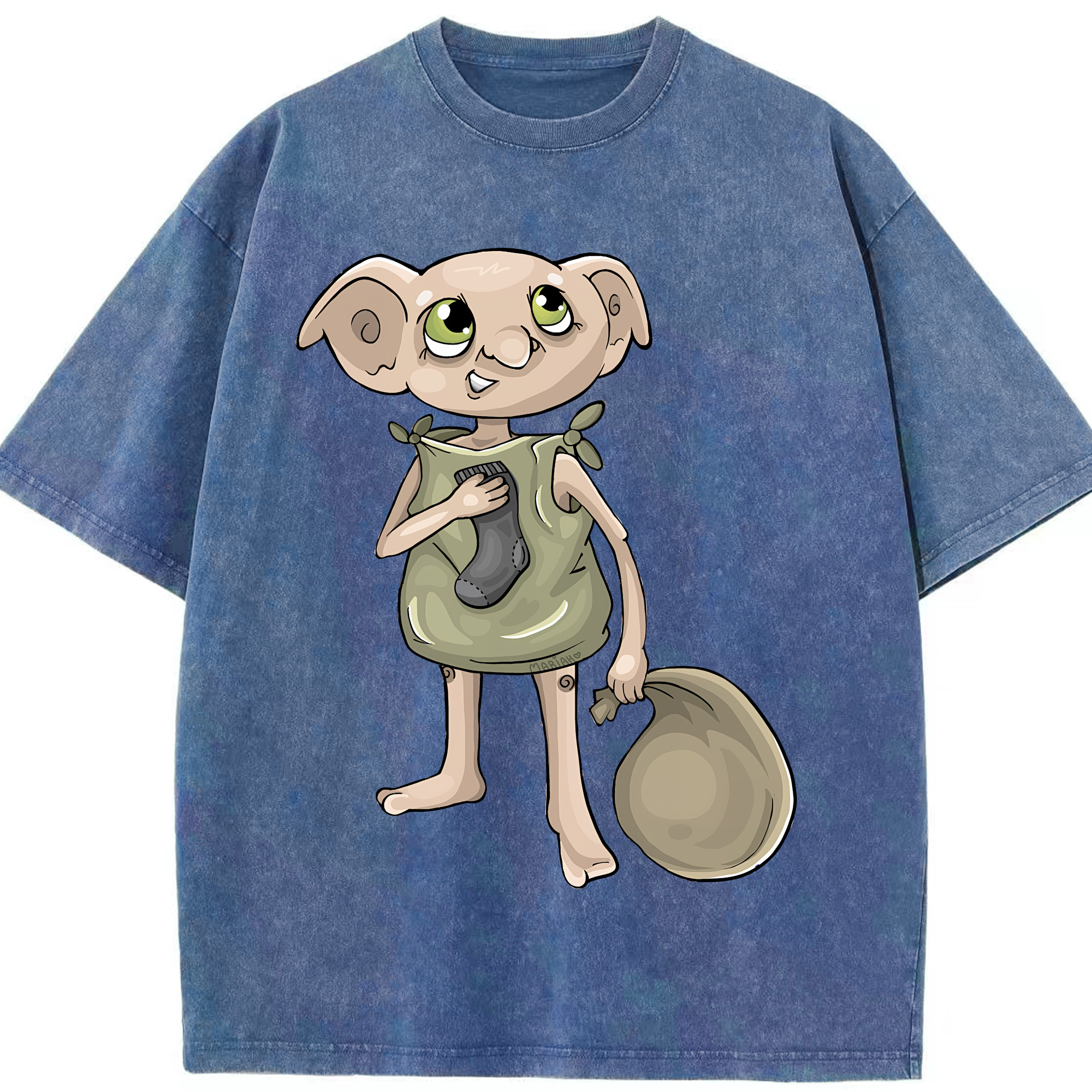 （画像用） Harry Potter ハリー・ポッターシリーズ 綿100% ヴィンテージ風 半袖Tシャツ（フロントプリント）