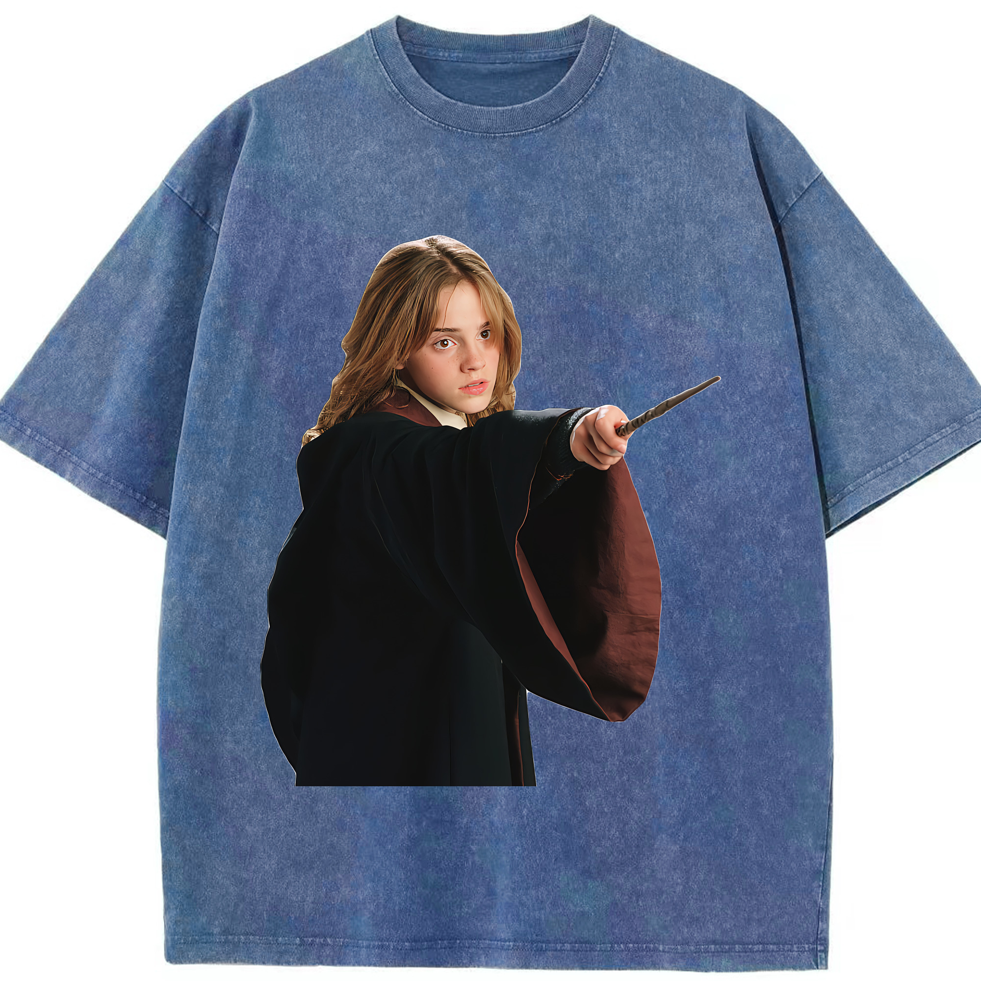 （画像用） Harry Potter ハリー・ポッターシリーズ 綿100% ヴィンテージ風 半袖Tシャツ（フロントプリント）