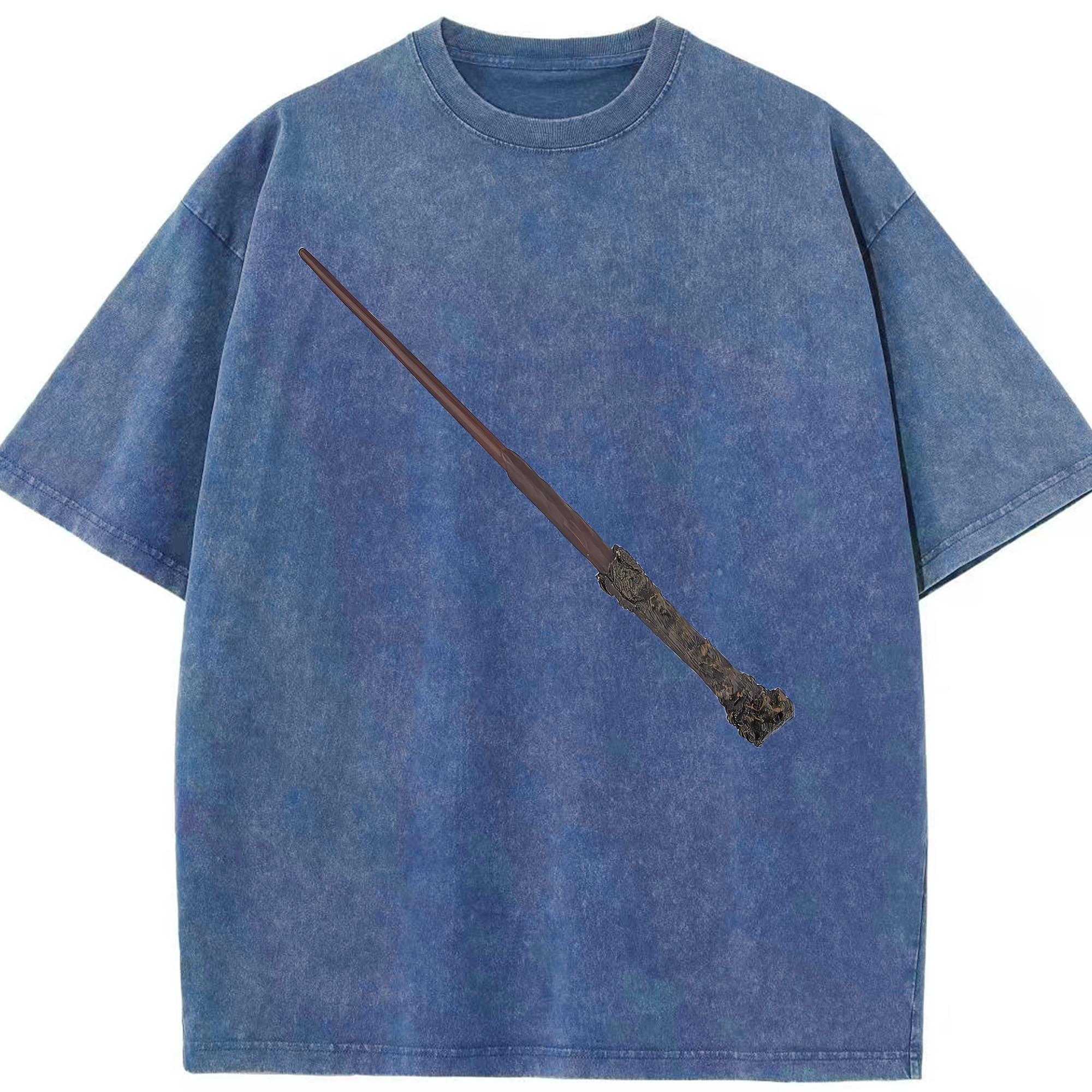 （画像用） Harry Potter ハリー・ポッターシリーズ 綿100% ヴィンテージ風 半袖Tシャツ（フロントプリント）