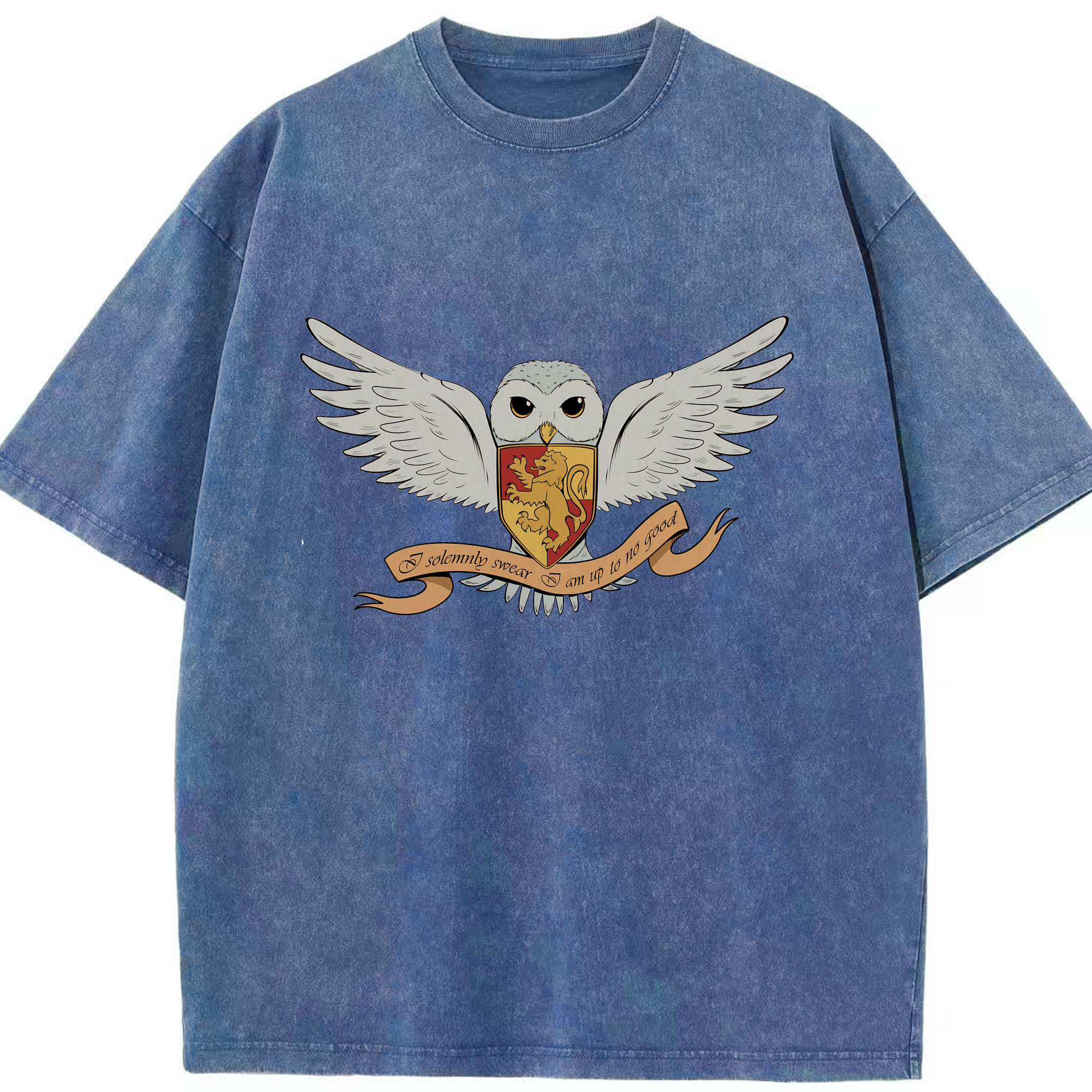 （画像用） Harry Potter ハリー・ポッターシリーズ 綿100% ヴィンテージ風 半袖Tシャツ（フロントプリント）