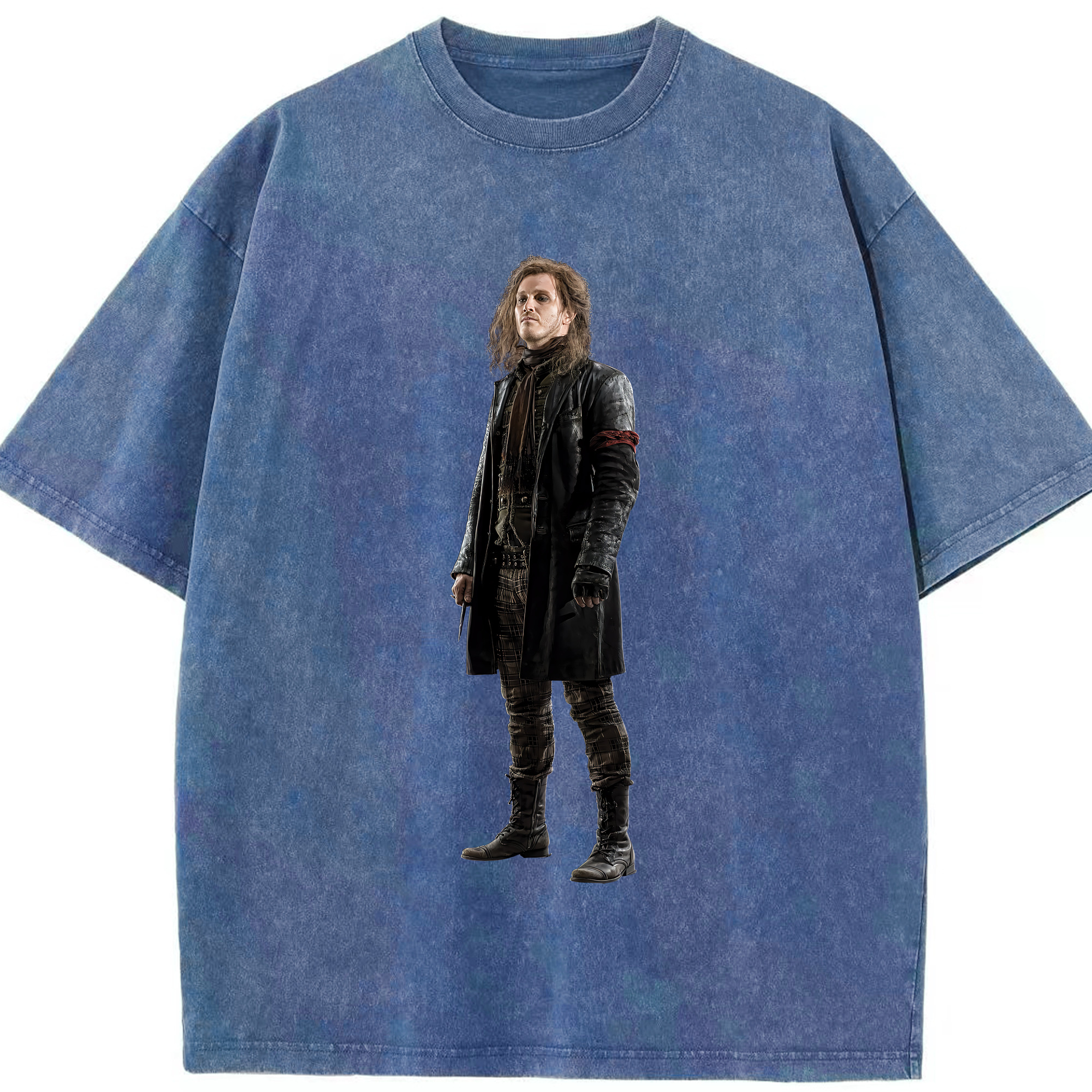 （画像用） Harry Potter ハリー・ポッターシリーズ 綿100% ヴィンテージ風 半袖Tシャツ（フロントプリント）