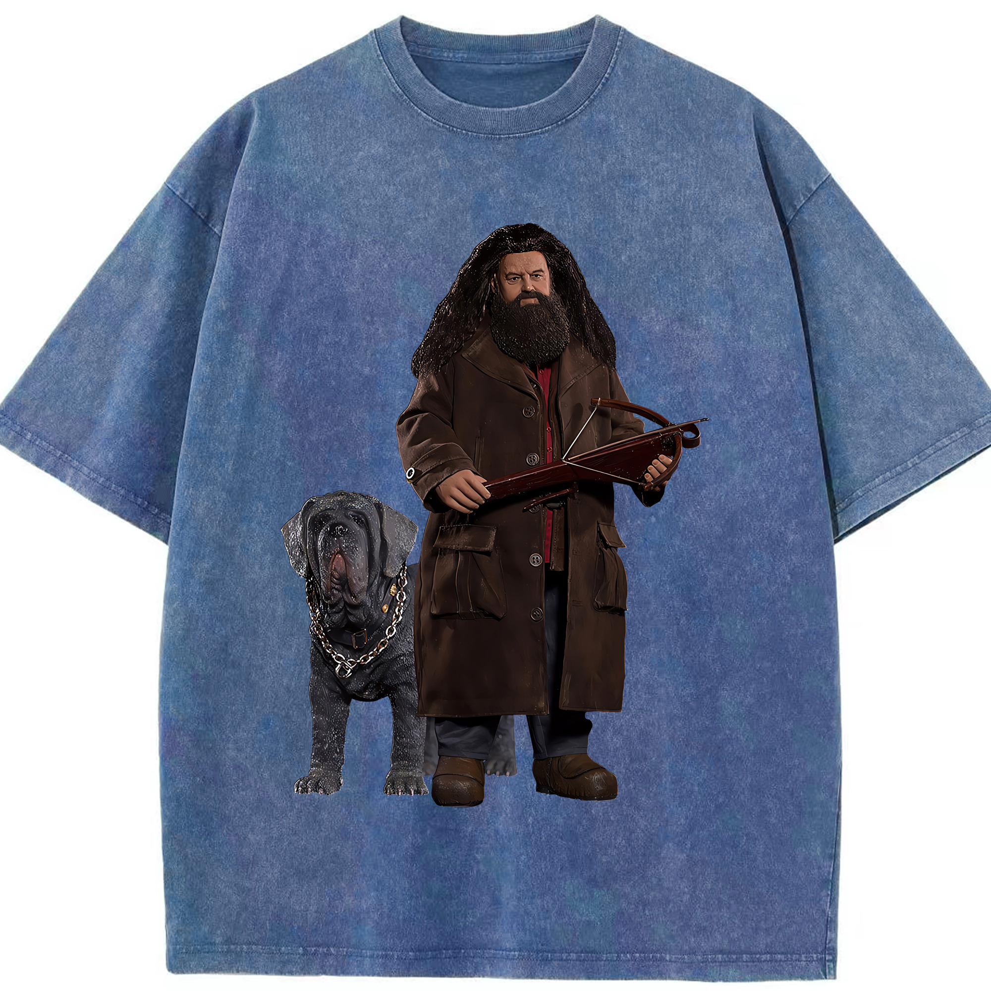 （画像用） Harry Potter ハリー・ポッターシリーズ 綿100% ヴィンテージ風 半袖Tシャツ（フロントプリント）