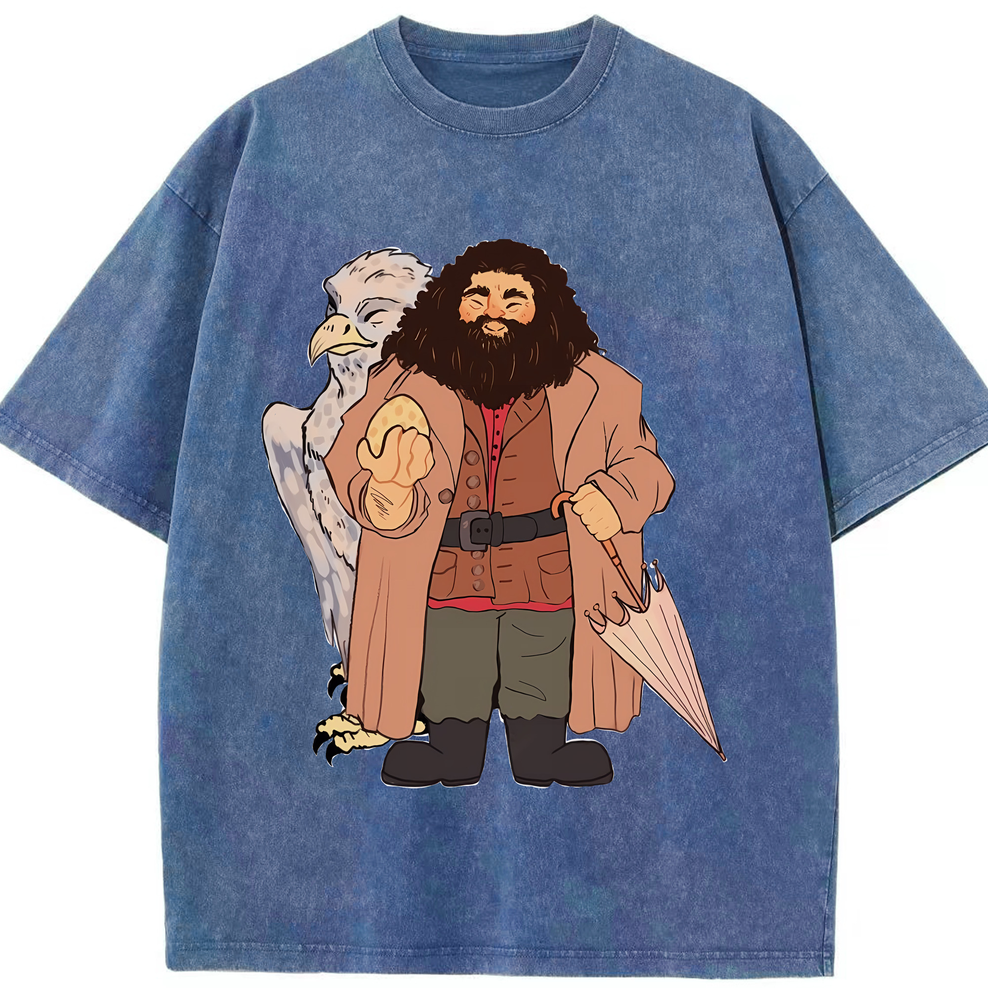 （画像用） Harry Potter ハリー・ポッターシリーズ 綿100% ヴィンテージ風 半袖Tシャツ（フロントプリント）