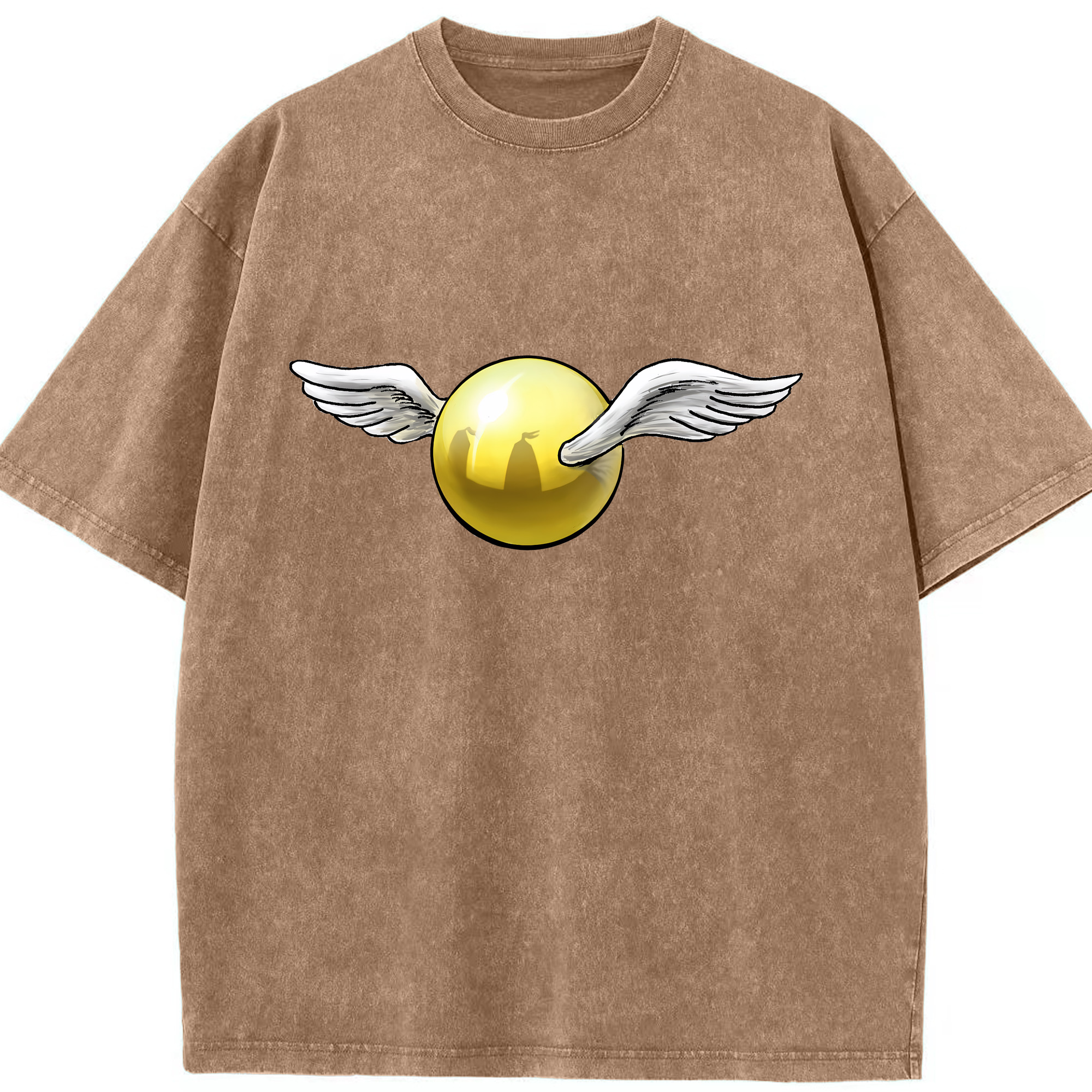 （画像用） Harry Potter ハリー・ポッターシリーズ 綿100% ヴィンテージ風 半袖Tシャツ（フロントプリント）