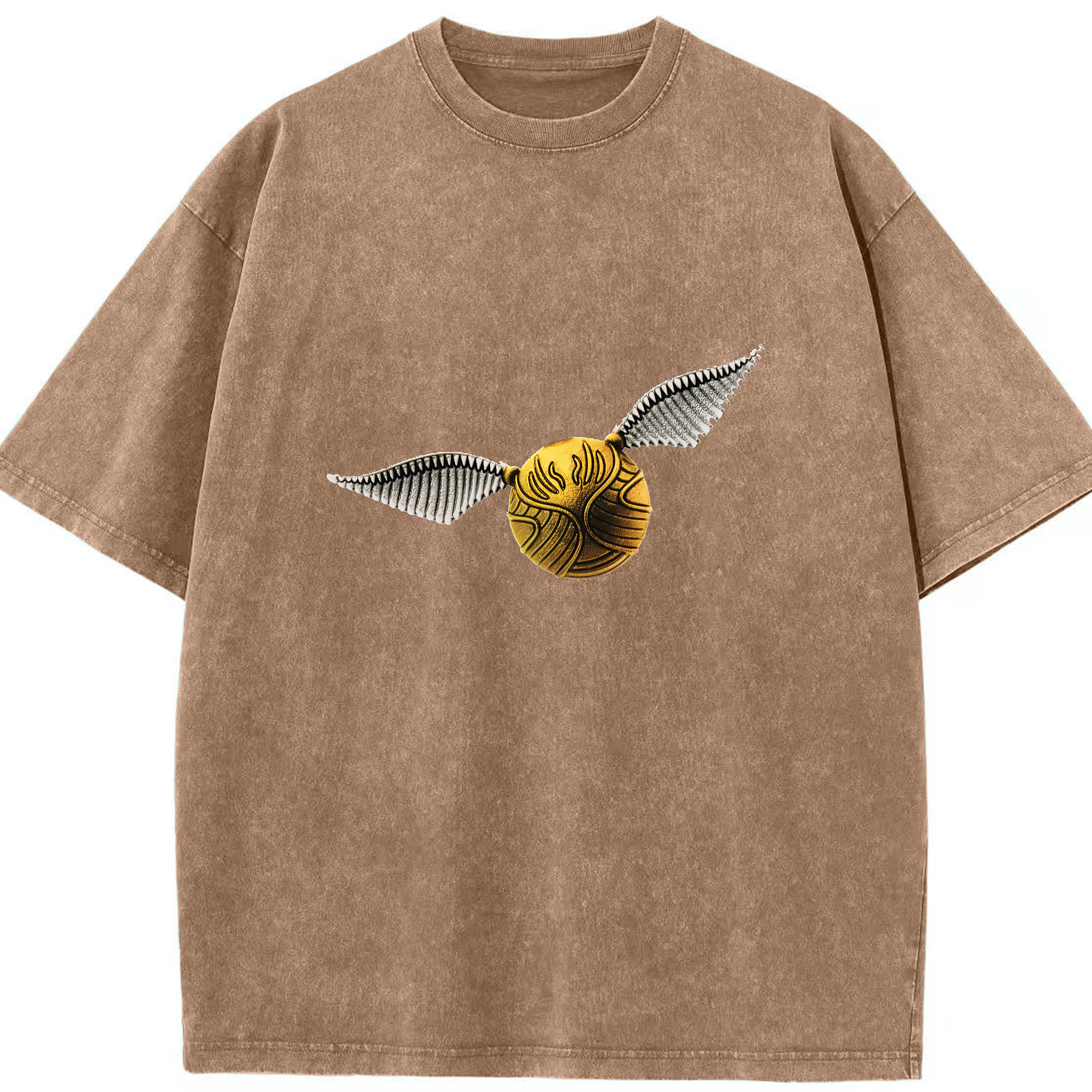 （画像用） Harry Potter ハリー・ポッターシリーズ 綿100% ヴィンテージ風 半袖Tシャツ（フロントプリント）