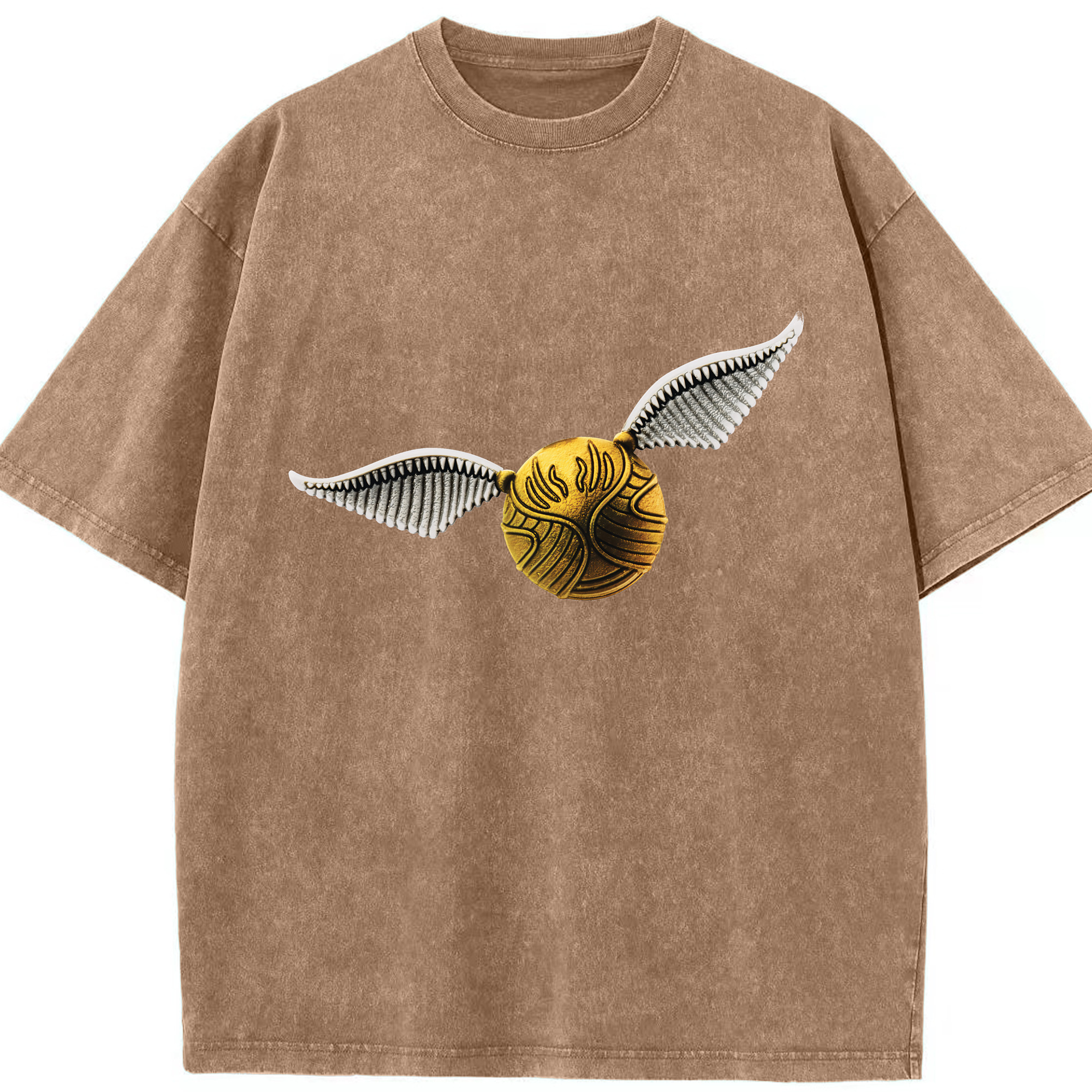 （画像用） Harry Potter ハリー・ポッターシリーズ 綿100% ヴィンテージ風 半袖Tシャツ（フロントプリント）