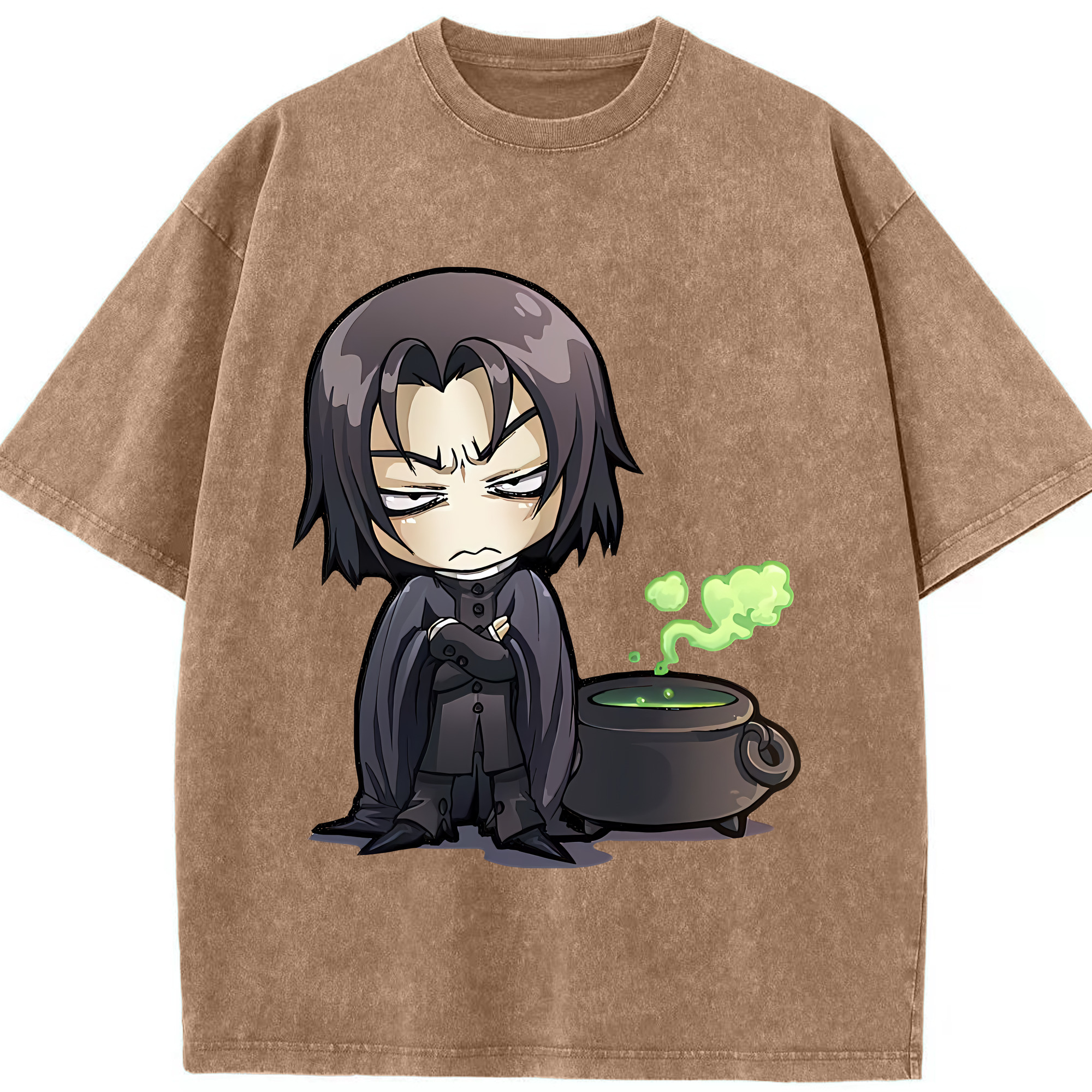 （画像用） Harry Potter ハリー・ポッターシリーズ 綿100% ヴィンテージ風 半袖Tシャツ（フロントプリント）