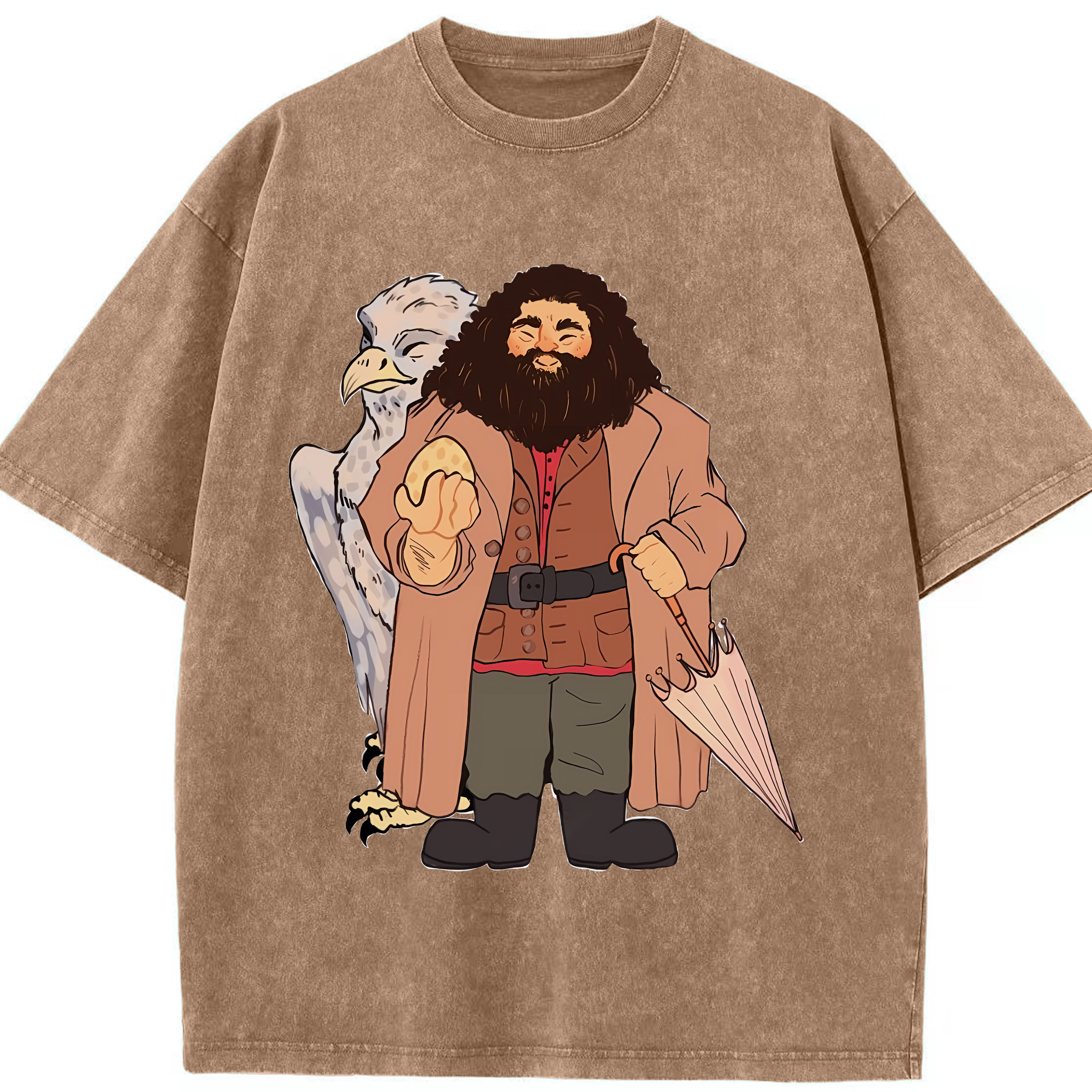 （画像用） Harry Potter ハリー・ポッターシリーズ 綿100% ヴィンテージ風 半袖Tシャツ（フロントプリント）