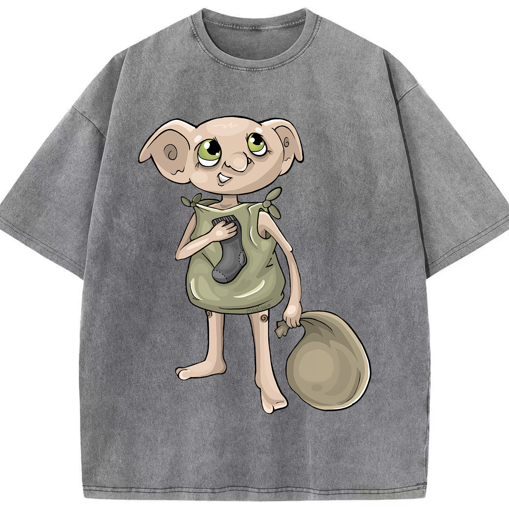 （画像用） Harry Potter ハリー・ポッターシリーズ 綿100% ヴィンテージ風 半袖Tシャツ（フロントプリント）