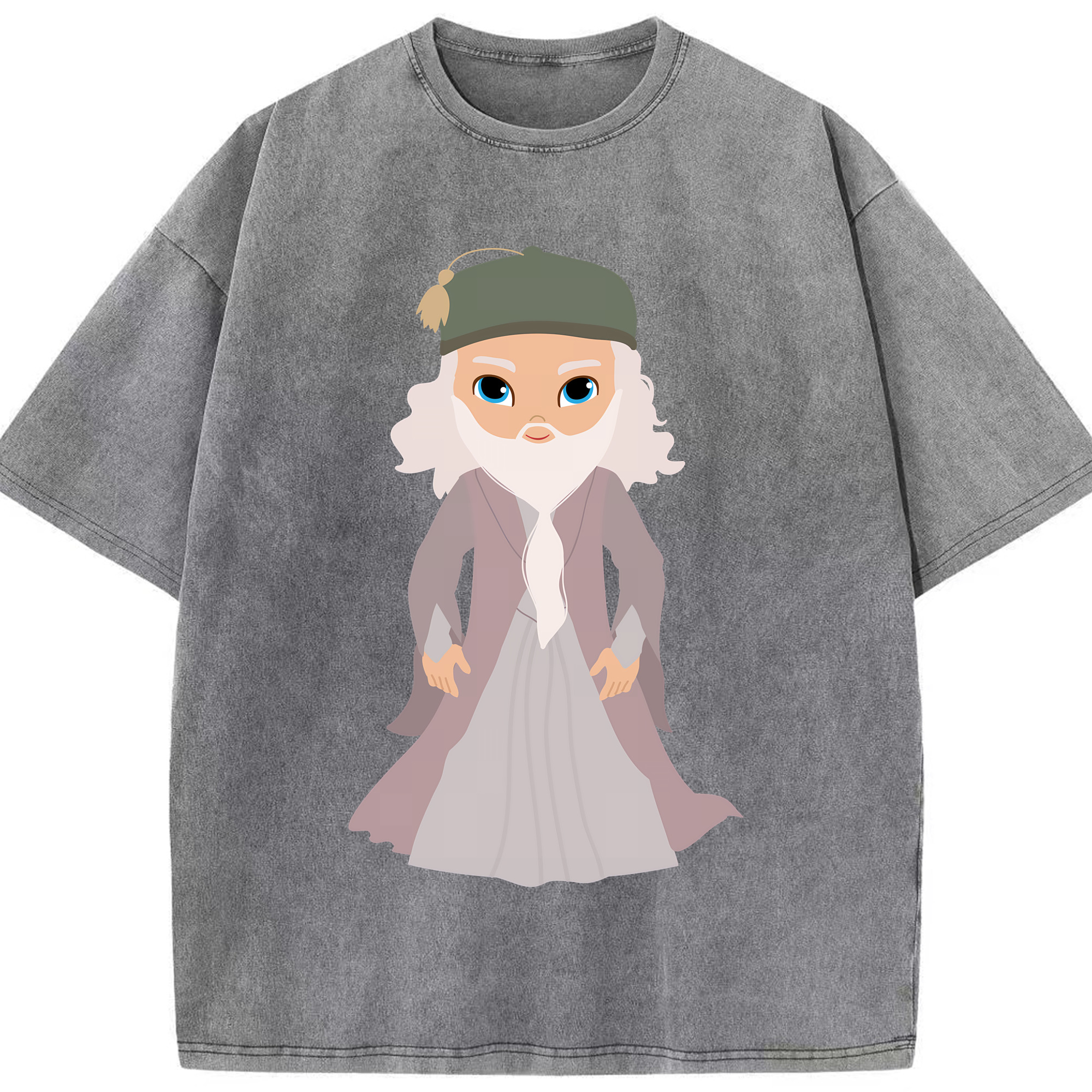 （画像用） Harry Potter ハリー・ポッターシリーズ 綿100% ヴィンテージ風 半袖Tシャツ（フロントプリント）