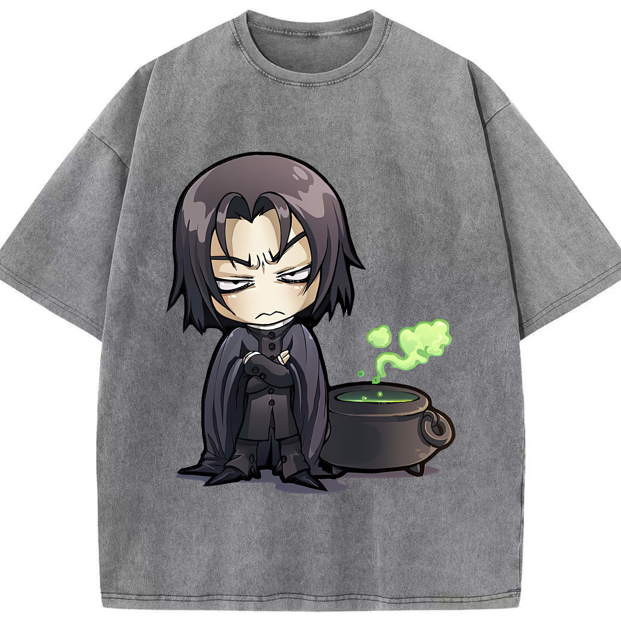 （画像用） Harry Potter ハリー・ポッターシリーズ 綿100% ヴィンテージ風 半袖Tシャツ（フロントプリント）