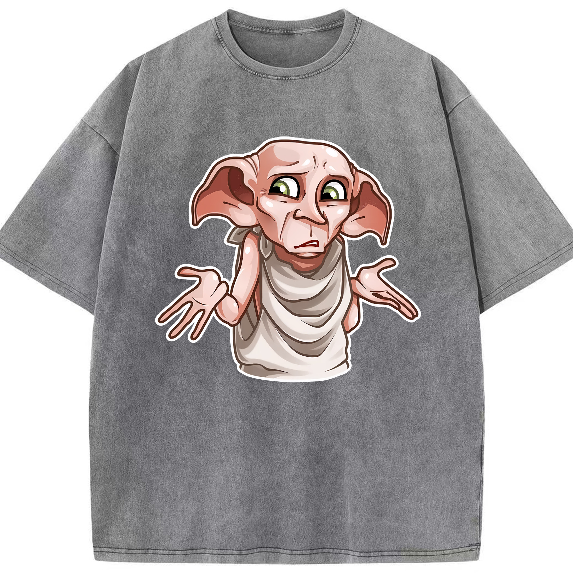 （画像用） Harry Potter ハリー・ポッターシリーズ 綿100% ヴィンテージ風 半袖Tシャツ（フロントプリント）