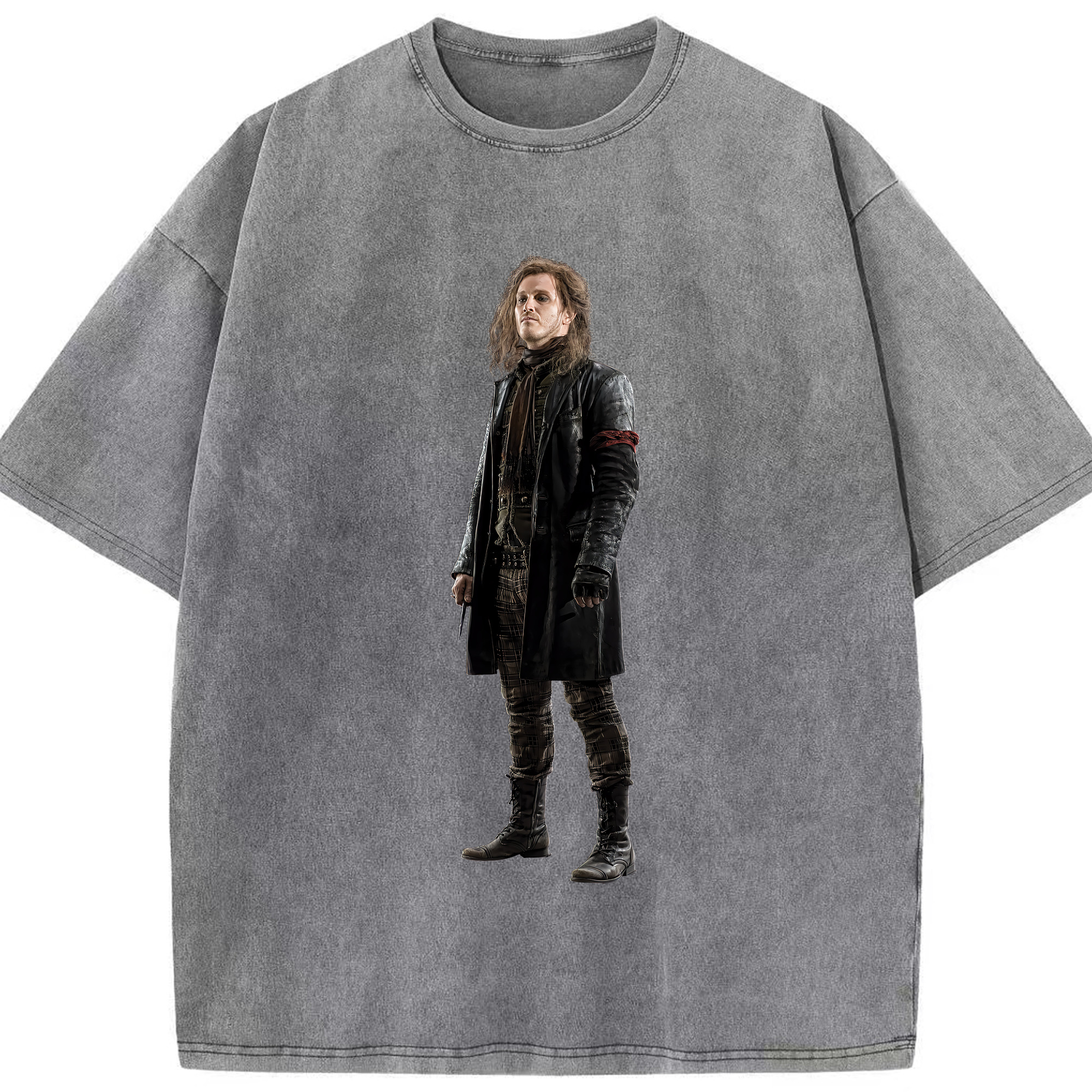（画像用） Harry Potter ハリー・ポッターシリーズ 綿100% ヴィンテージ風 半袖Tシャツ（フロントプリント）