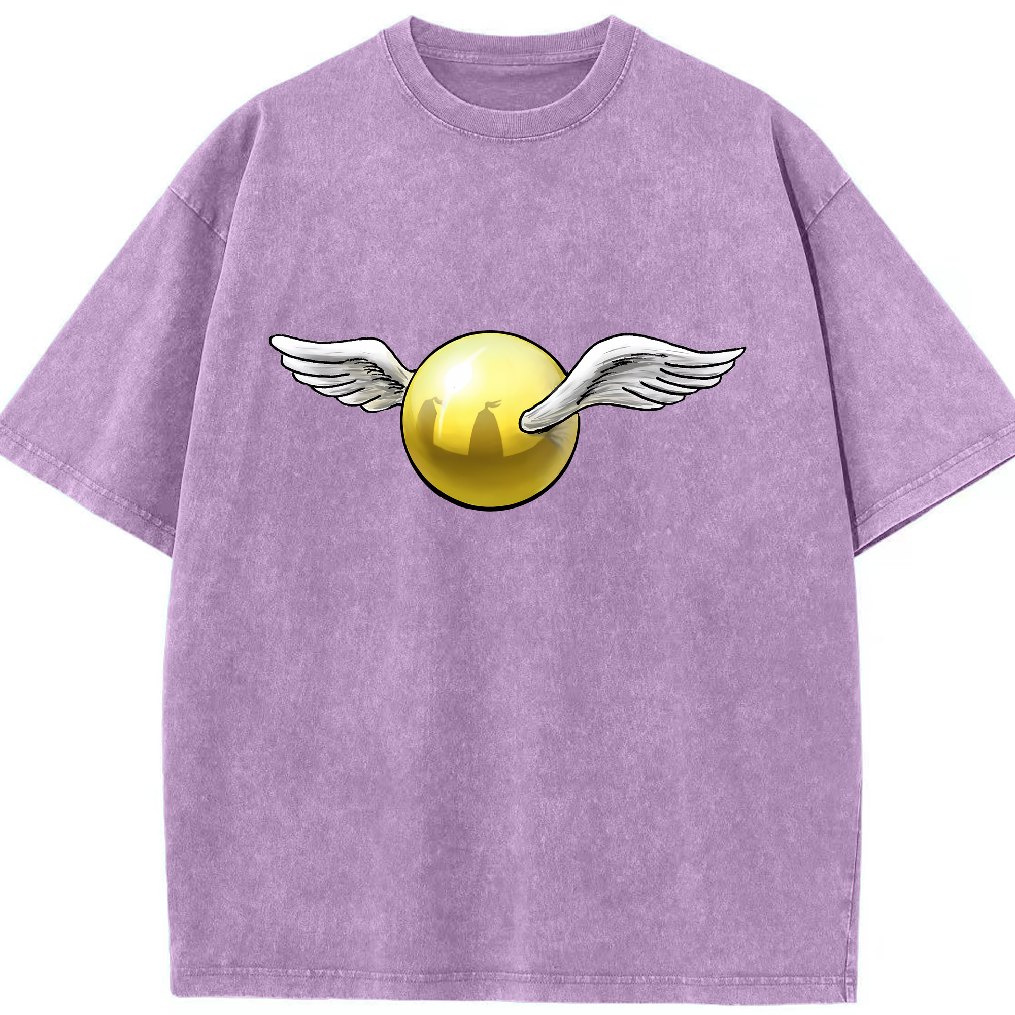 （画像用） Harry Potter ハリー・ポッターシリーズ 綿100% ヴィンテージ風 半袖Tシャツ（フロントプリント）