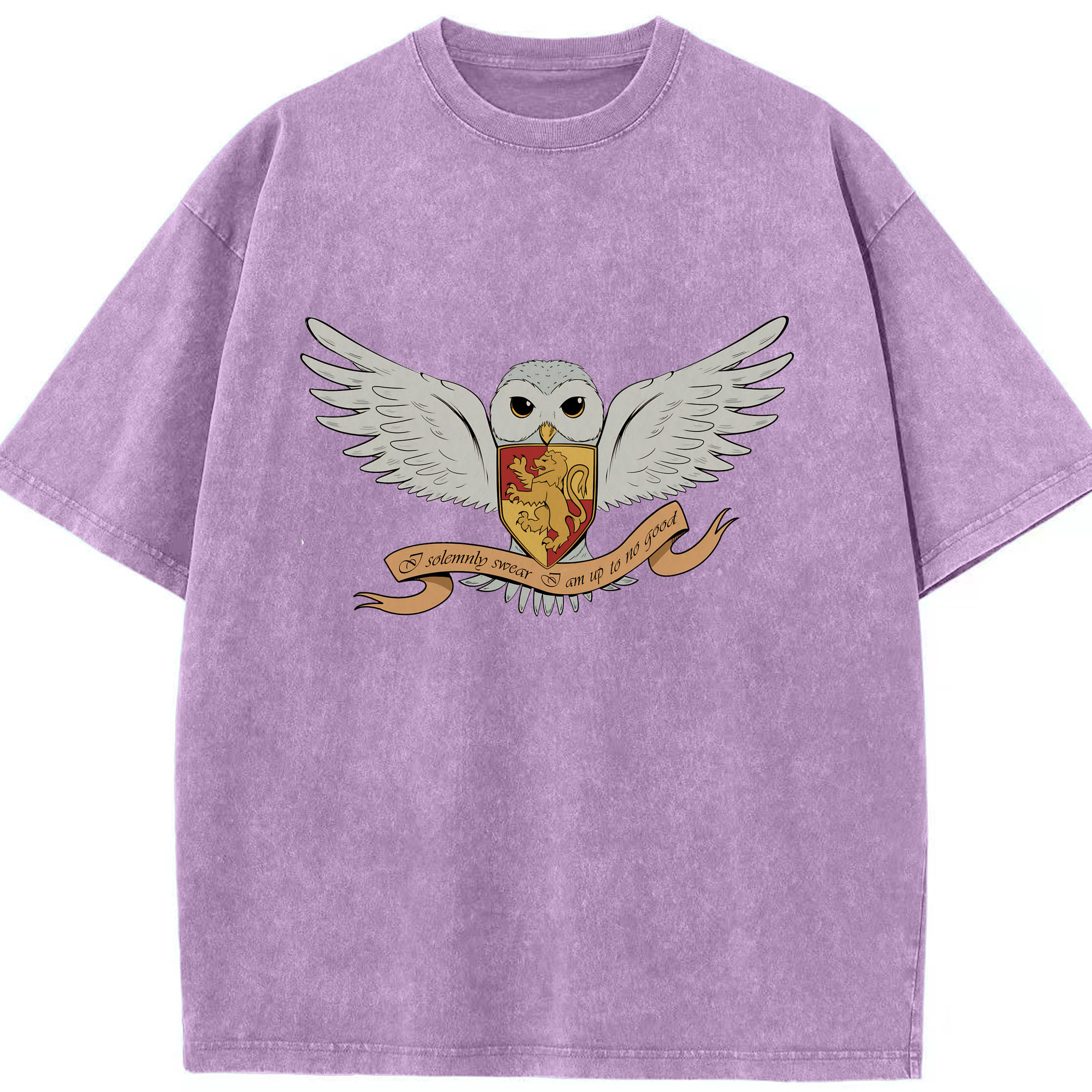 （画像用） Harry Potter ハリー・ポッターシリーズ 綿100% ヴィンテージ風 半袖Tシャツ（フロントプリント）
