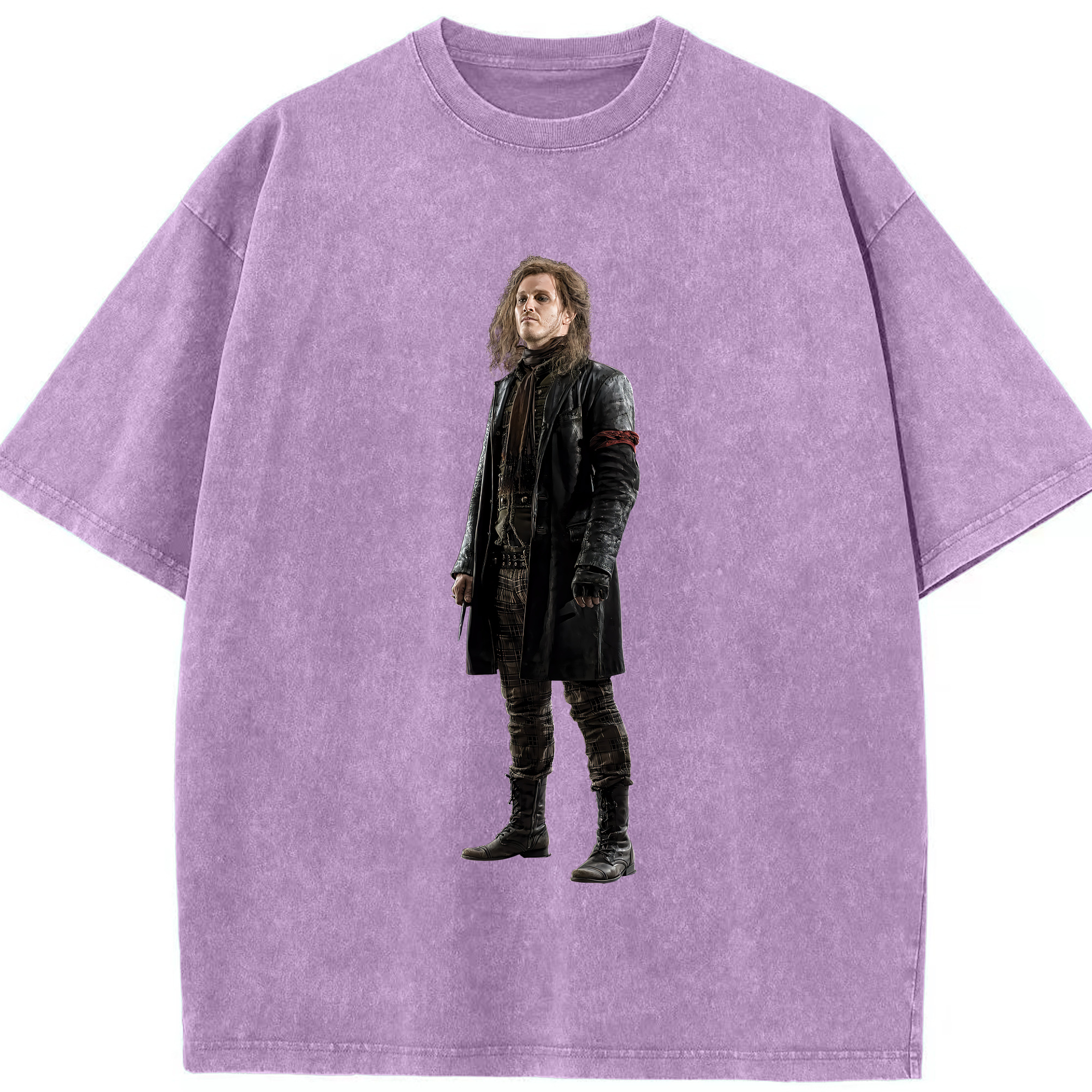 （画像用） Harry Potter ハリー・ポッターシリーズ 綿100% ヴィンテージ風 半袖Tシャツ（フロントプリント）