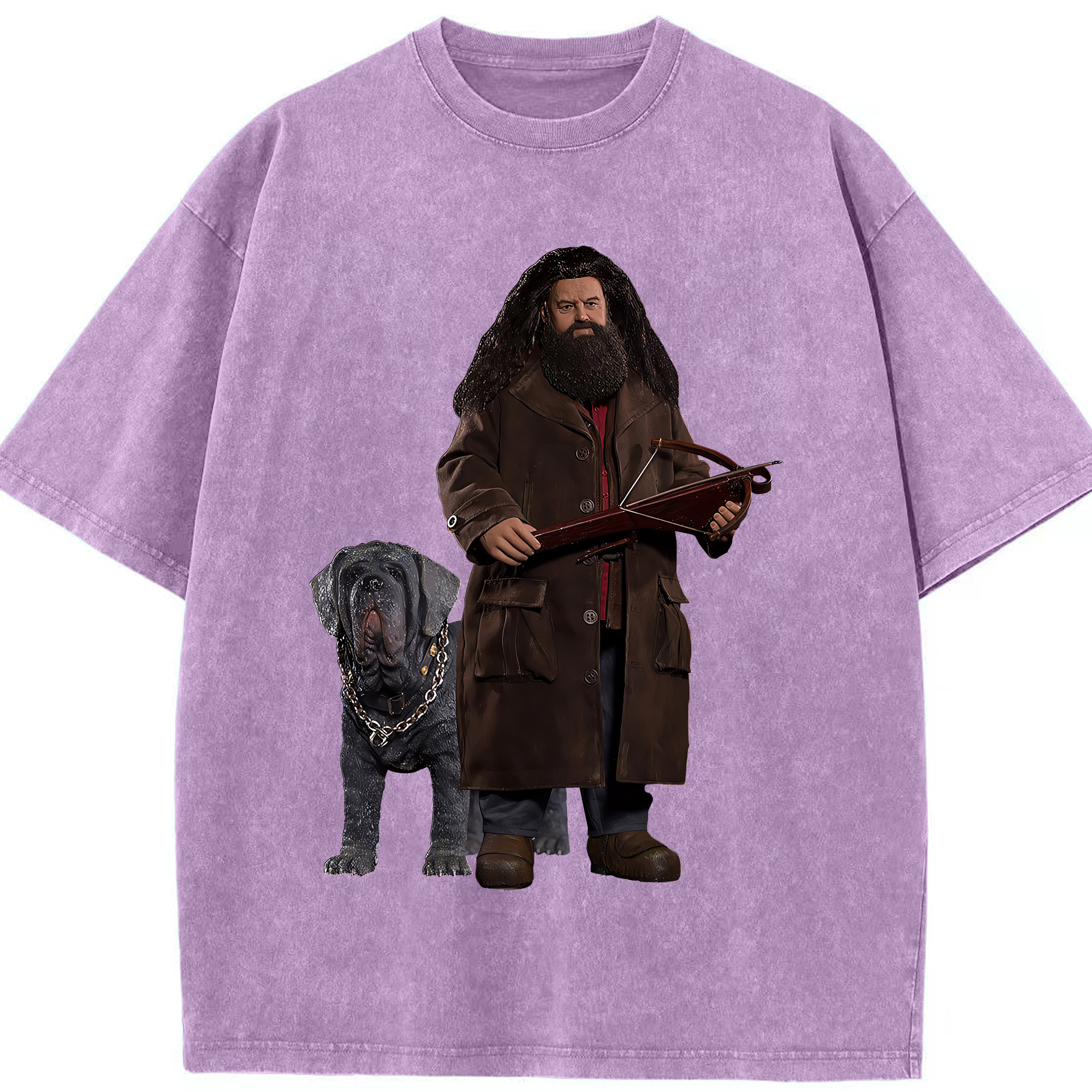 （画像用） Harry Potter ハリー・ポッターシリーズ 綿100% ヴィンテージ風 半袖Tシャツ（フロントプリント）