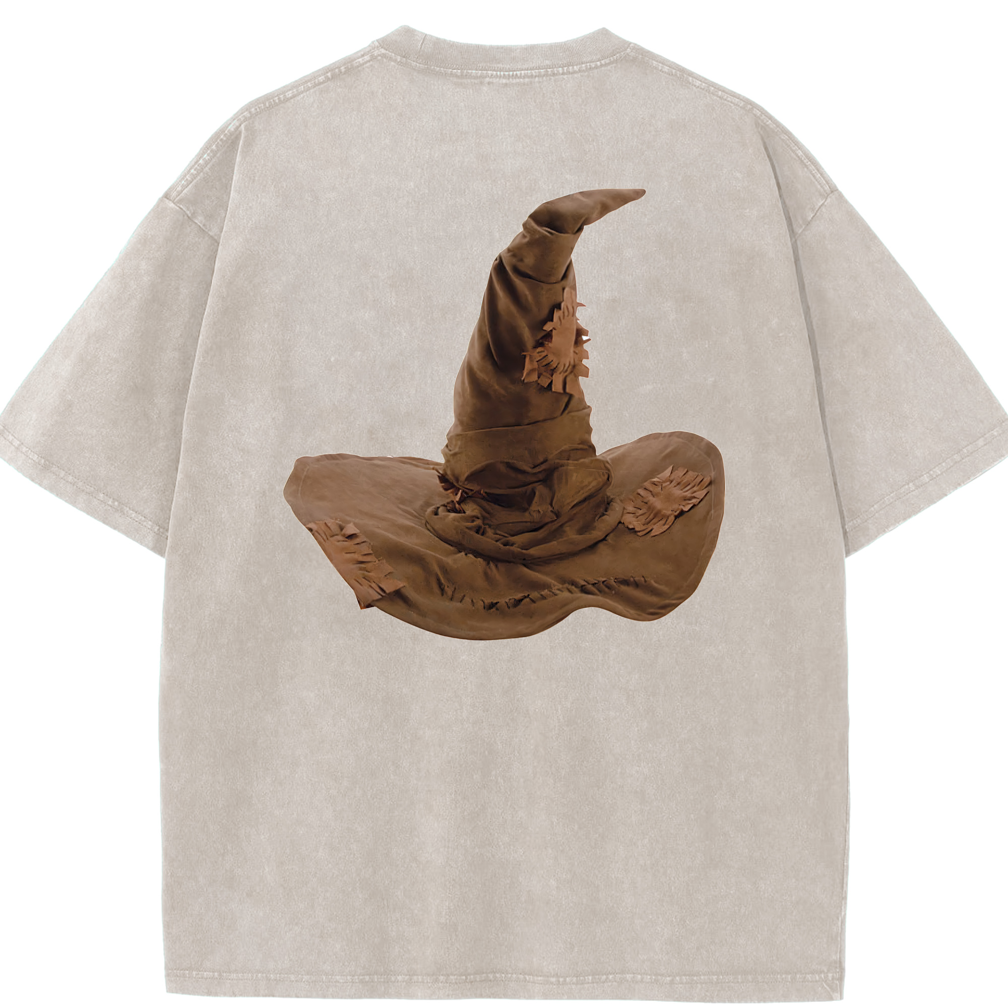 （画像用） Harry Potter ハリー・ポッターシリーズ 綿100% ヴィンテージ風 半袖Tシャツ（背面プリント）