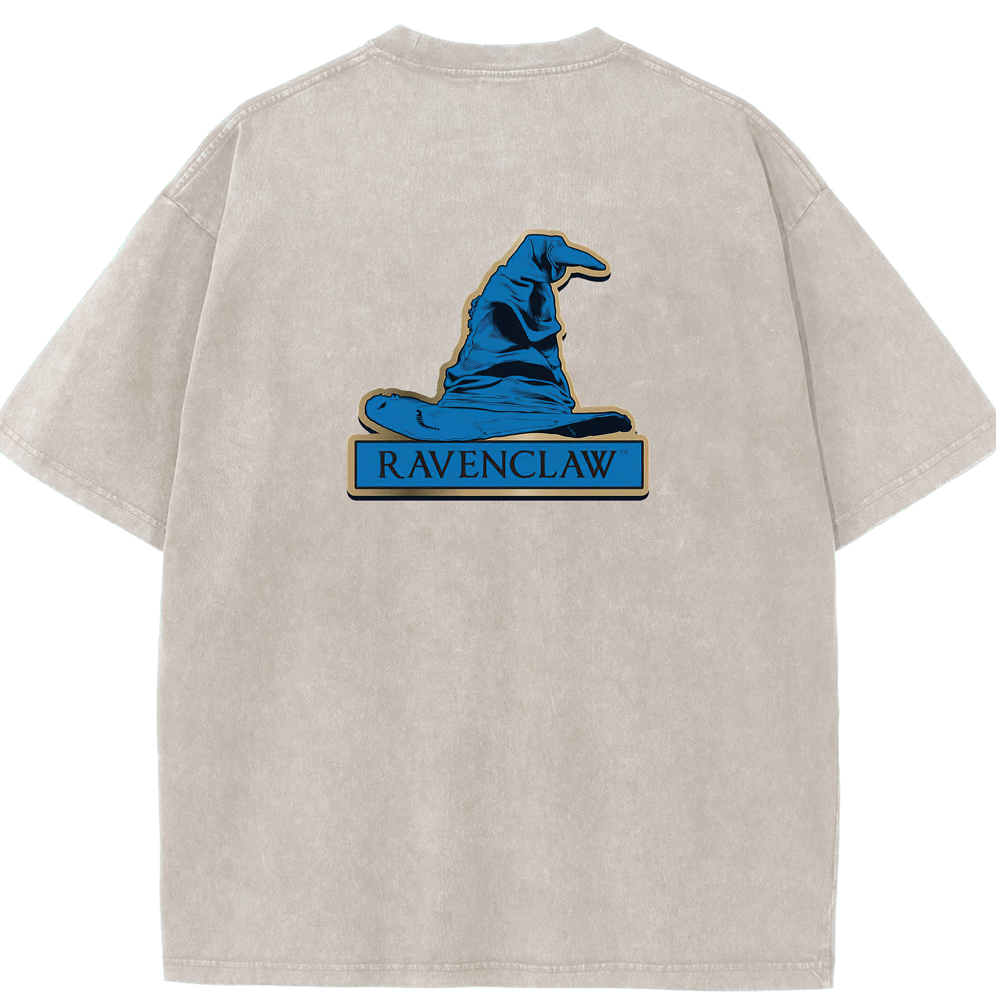 （画像用） Harry Potter ハリー・ポッターシリーズ 綿100% ヴィンテージ風 半袖Tシャツ（背面プリント）