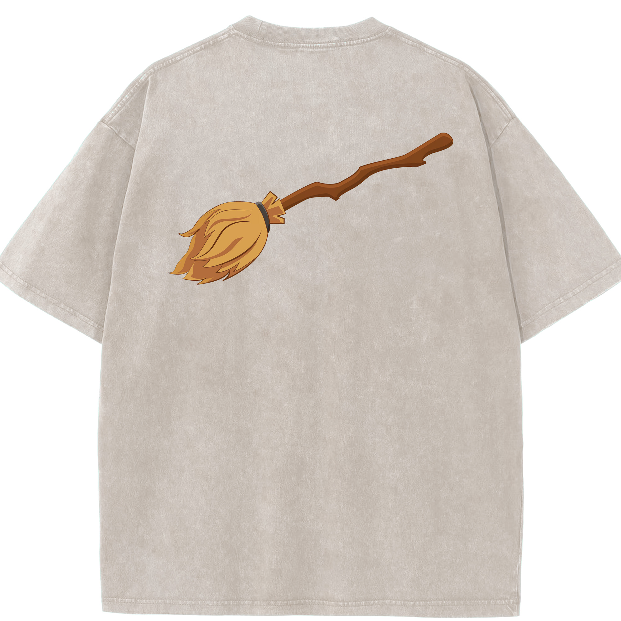 （画像用） Harry Potter ハリー・ポッターシリーズ 綿100% ヴィンテージ風 半袖Tシャツ（背面プリント）