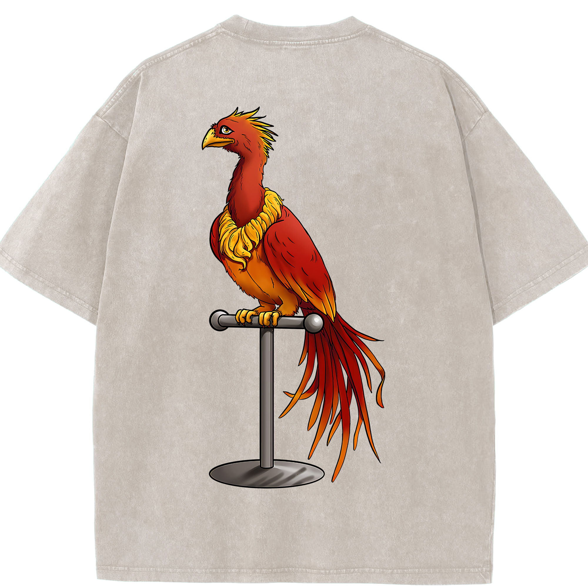 （画像用） Harry Potter ハリー・ポッターシリーズ 綿100% ヴィンテージ風 半袖Tシャツ（背面プリント）