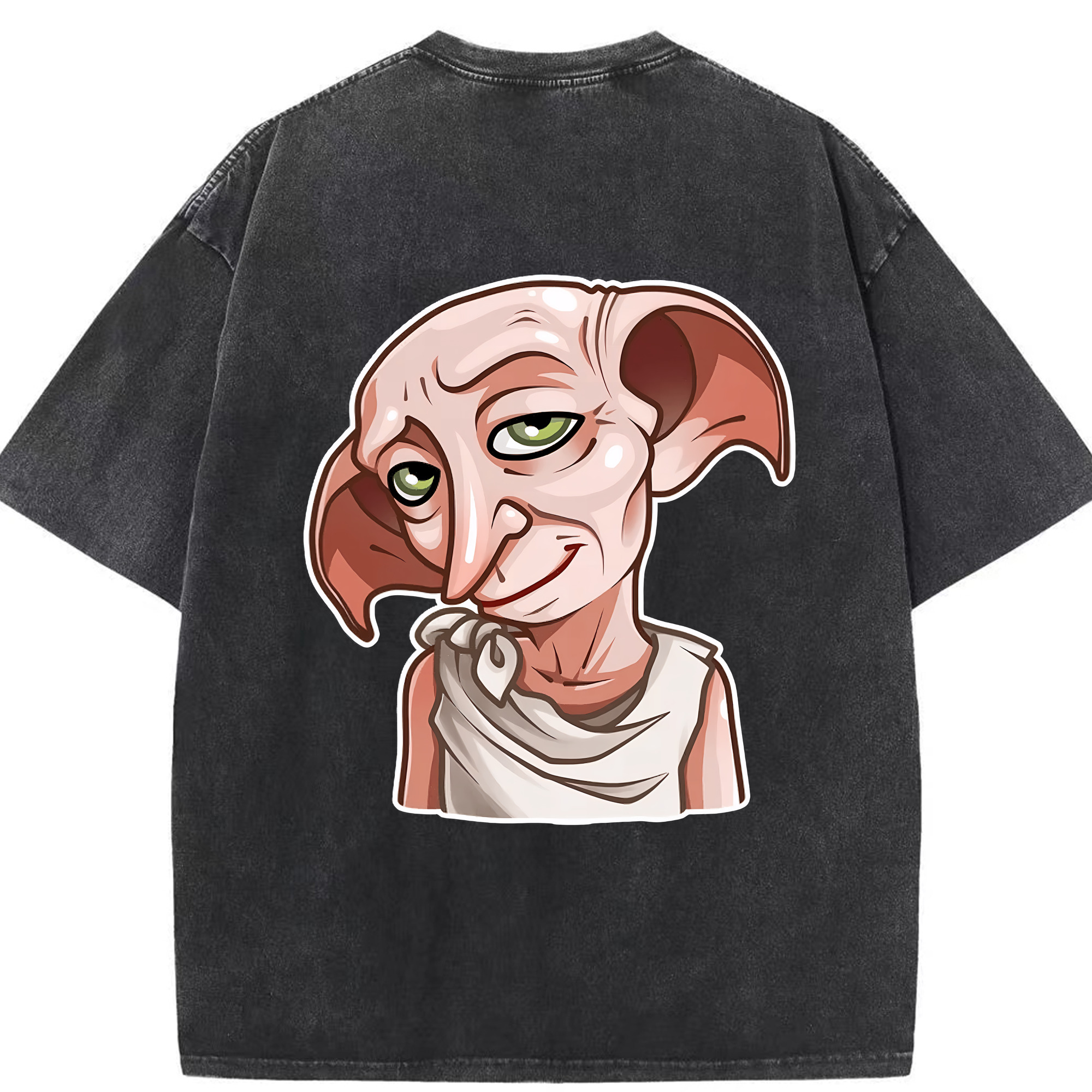 （画像用） Harry Potter ハリー・ポッターシリーズ 綿100% ヴィンテージ風 半袖Tシャツ（背面プリント）