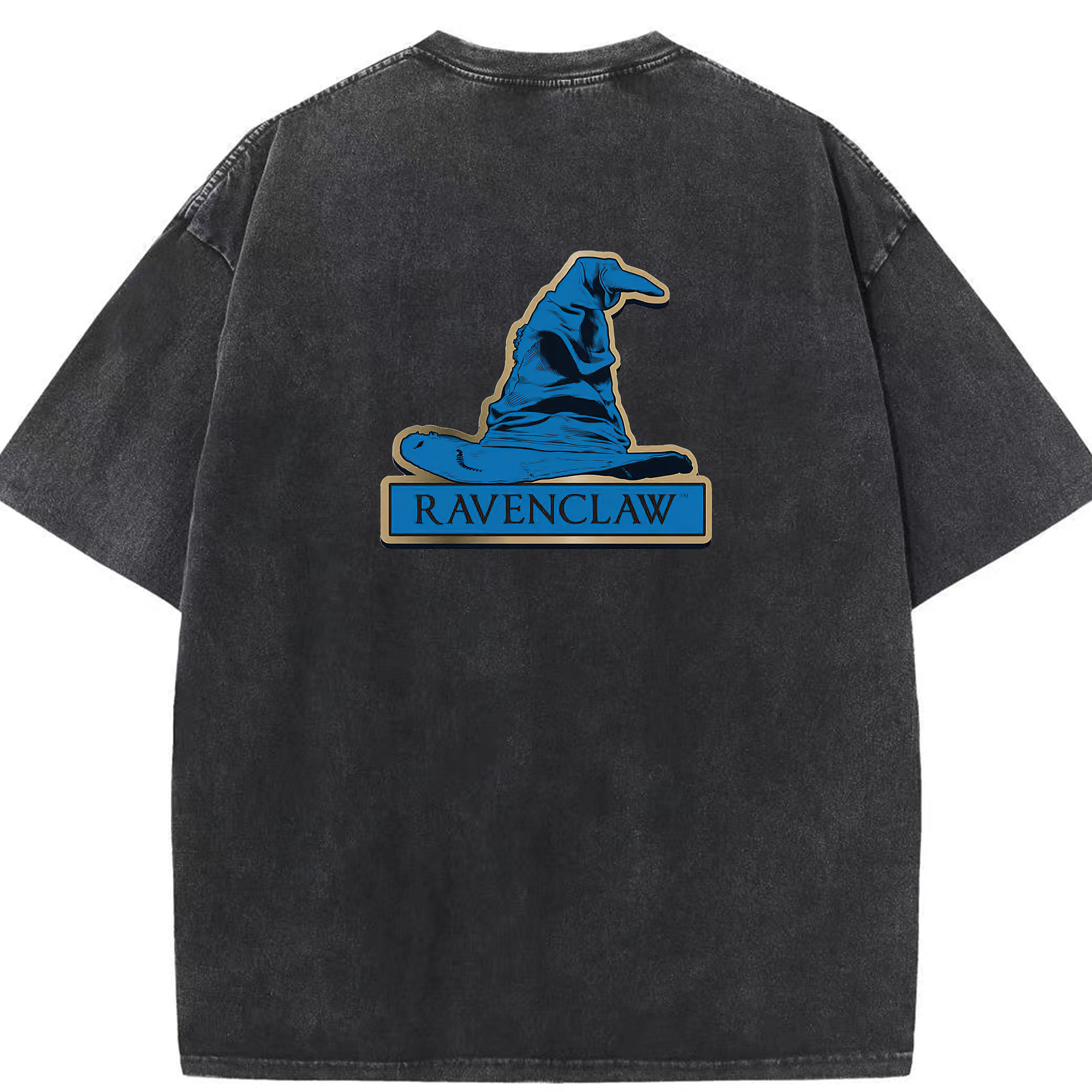 （画像用） Harry Potter ハリー・ポッターシリーズ 綿100% ヴィンテージ風 半袖Tシャツ（背面プリント）