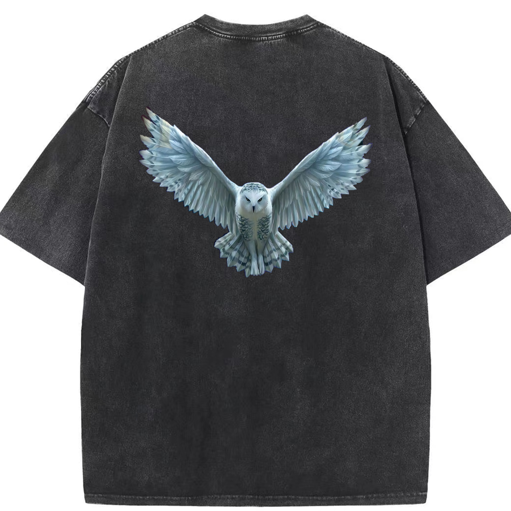 （画像用） Harry Potter ハリー・ポッターシリーズ 綿100% ヴィンテージ風 半袖Tシャツ（背面プリント）