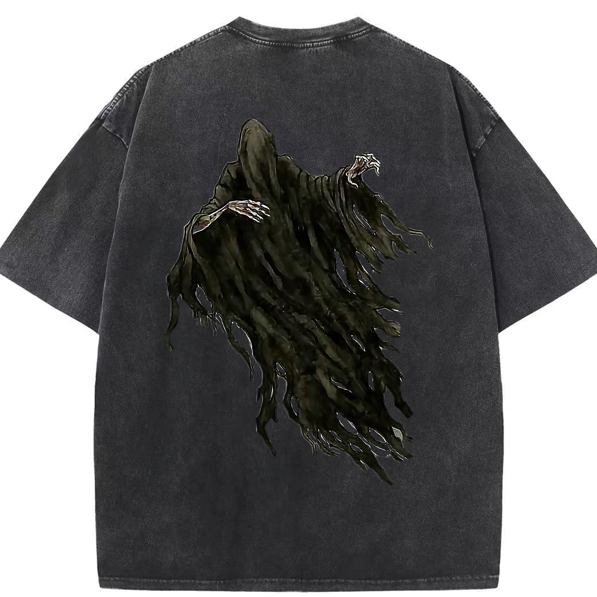 （画像用） Harry Potter ハリー・ポッターシリーズ 綿100% ヴィンテージ風 半袖Tシャツ（背面プリント）