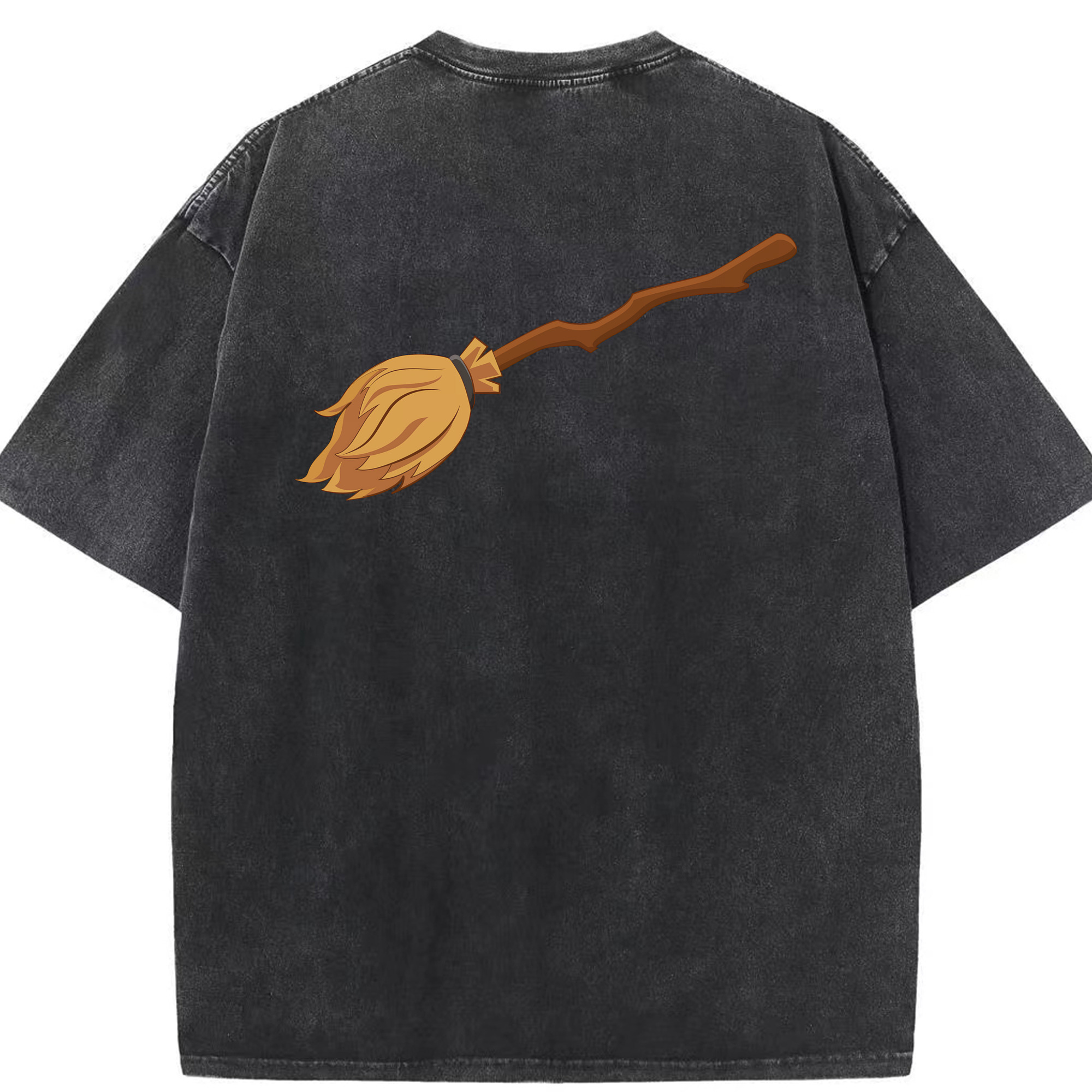 （画像用） Harry Potter ハリー・ポッターシリーズ 綿100% ヴィンテージ風 半袖Tシャツ（背面プリント）