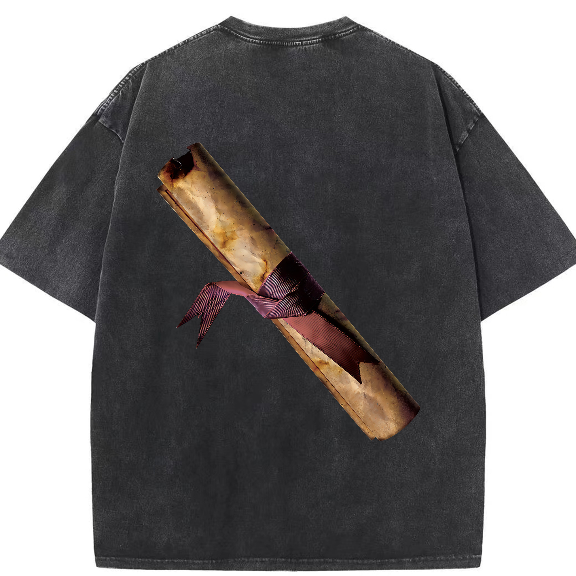 （画像用） Harry Potter ハリー・ポッターシリーズ 綿100% ヴィンテージ風 半袖Tシャツ（背面プリント）