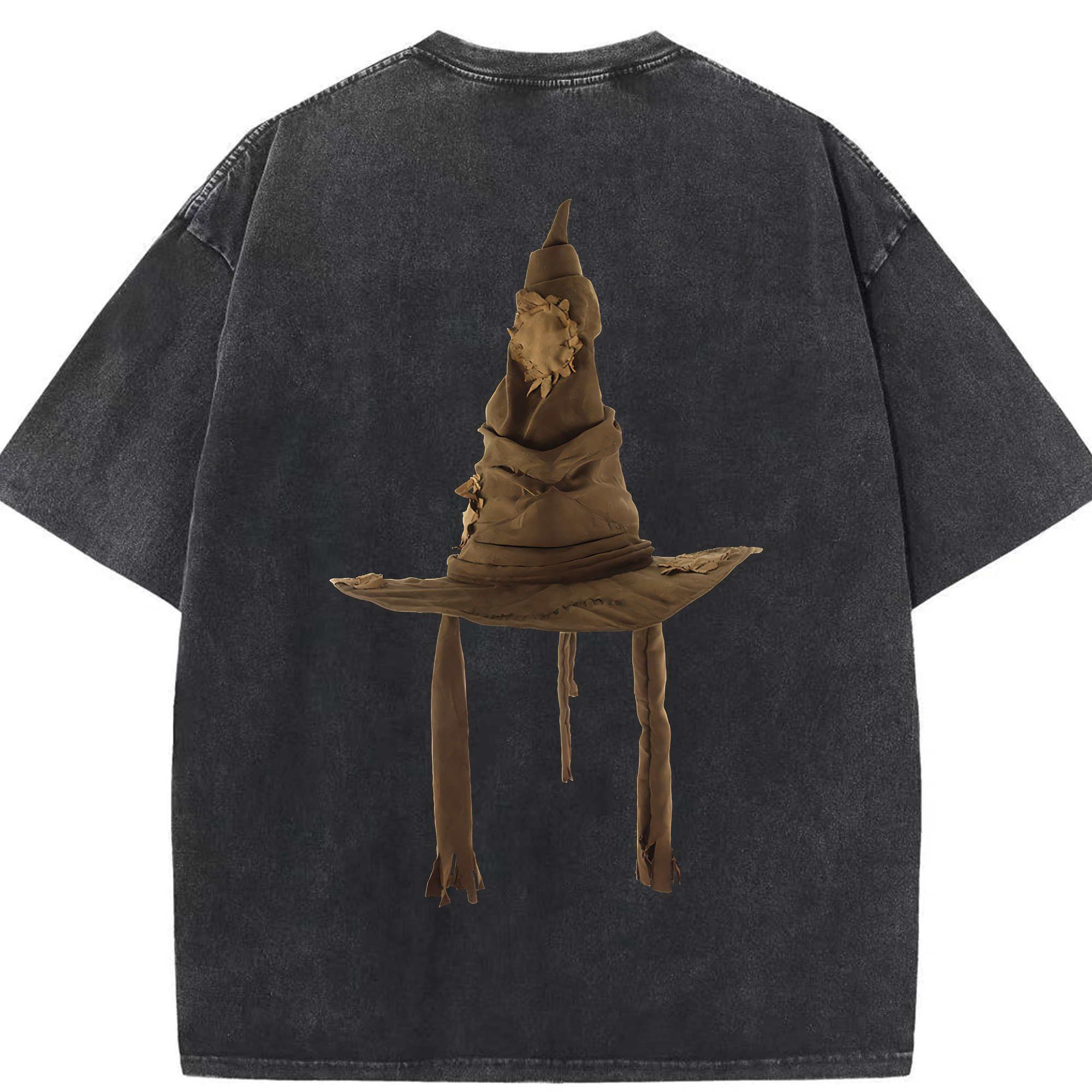 （画像用） Harry Potter ハリー・ポッターシリーズ 綿100% ヴィンテージ風 半袖Tシャツ（背面プリント）