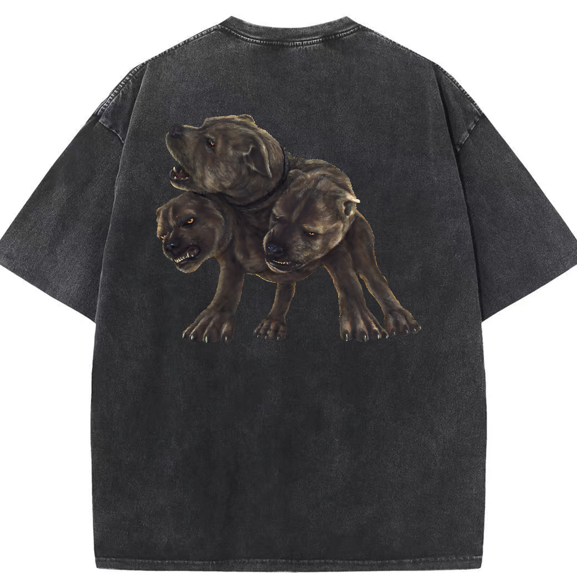 （画像用） Harry Potter ハリー・ポッターシリーズ 綿100% ヴィンテージ風 半袖Tシャツ（背面プリント）