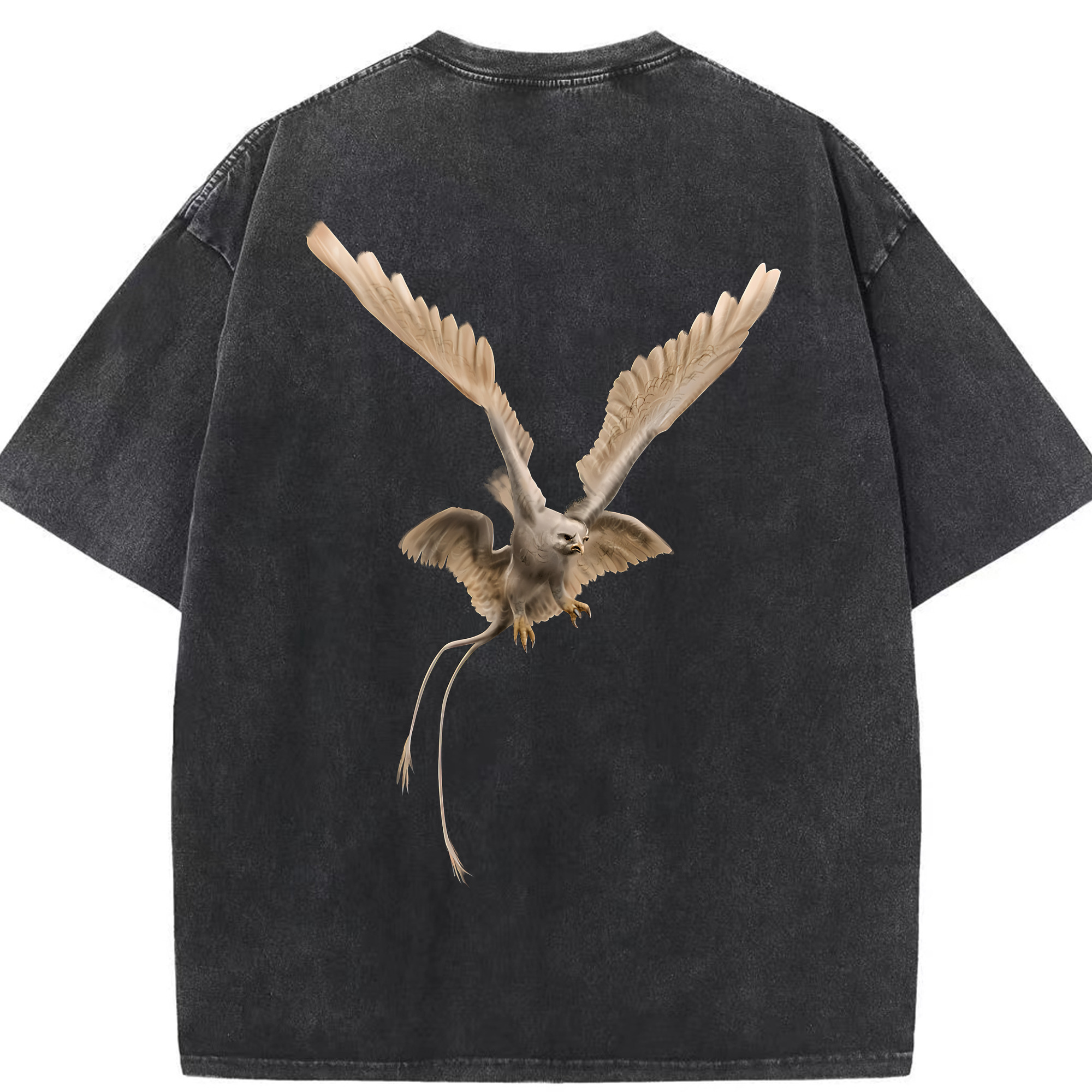 （画像用） Harry Potter ハリー・ポッターシリーズ 綿100% ヴィンテージ風 半袖Tシャツ（背面プリント）