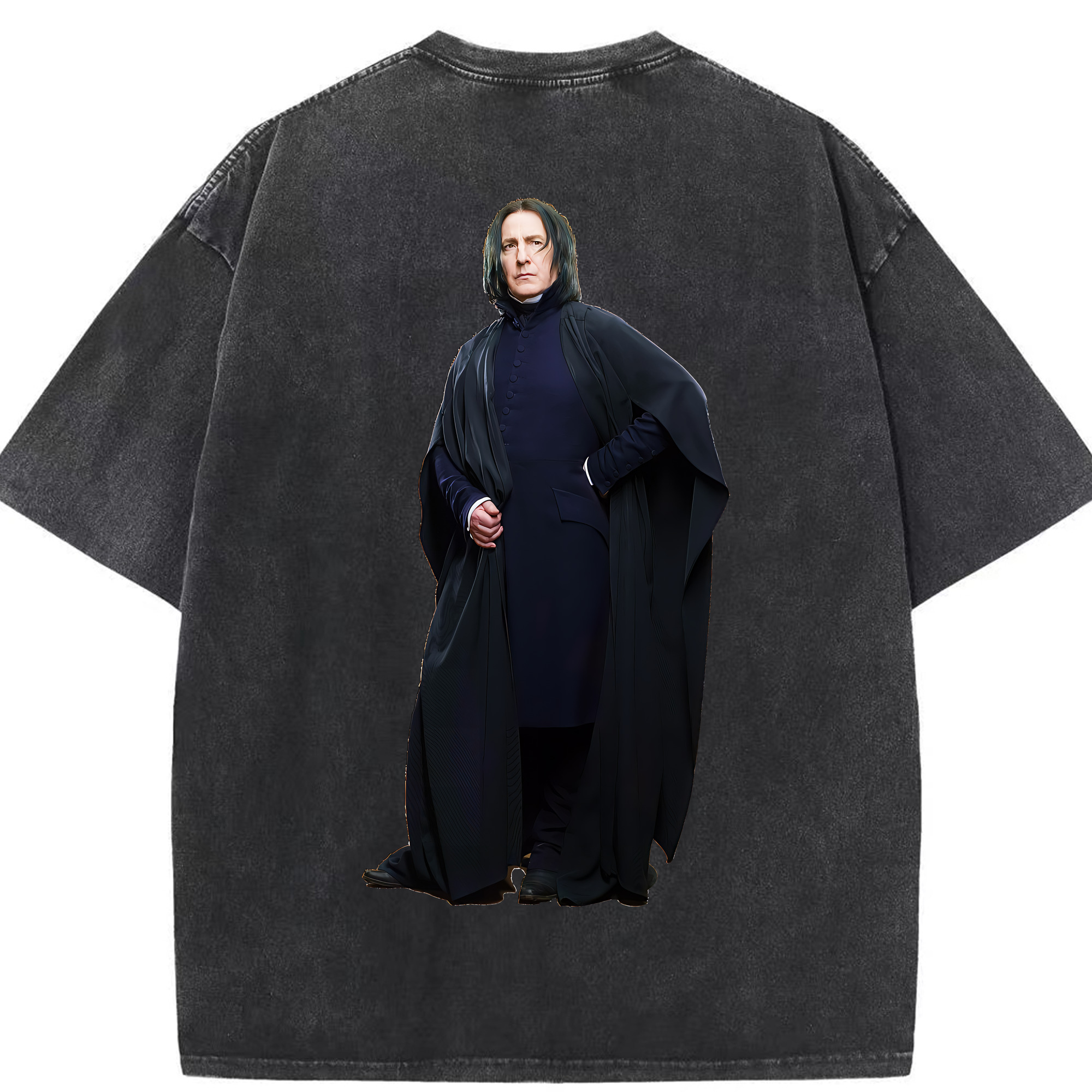 （画像用） Harry Potter ハリー・ポッターシリーズ 綿100% ヴィンテージ風 半袖Tシャツ（背面プリント）