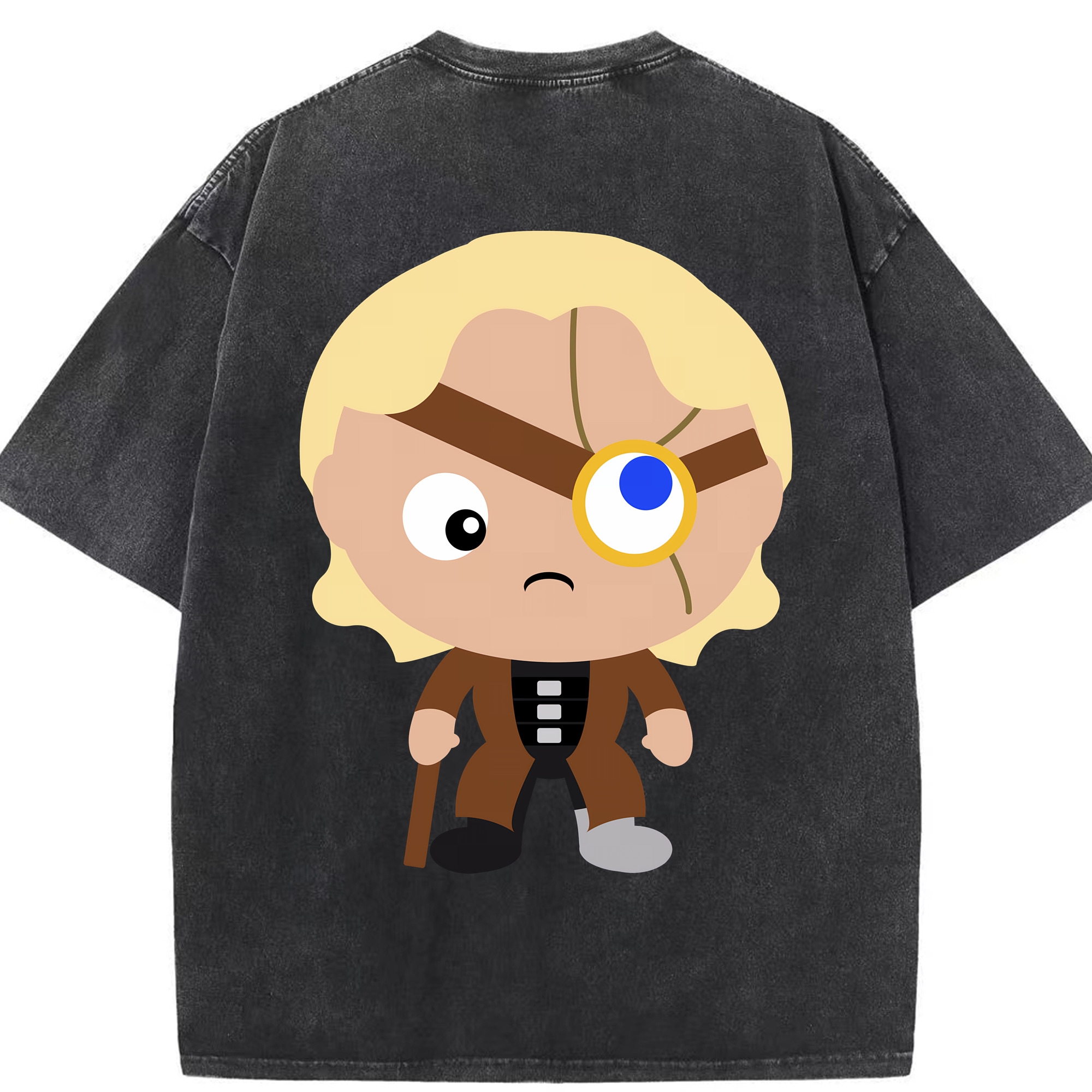 （画像用） Harry Potter ハリー・ポッターシリーズ 綿100% ヴィンテージ風 半袖Tシャツ（背面プリント）