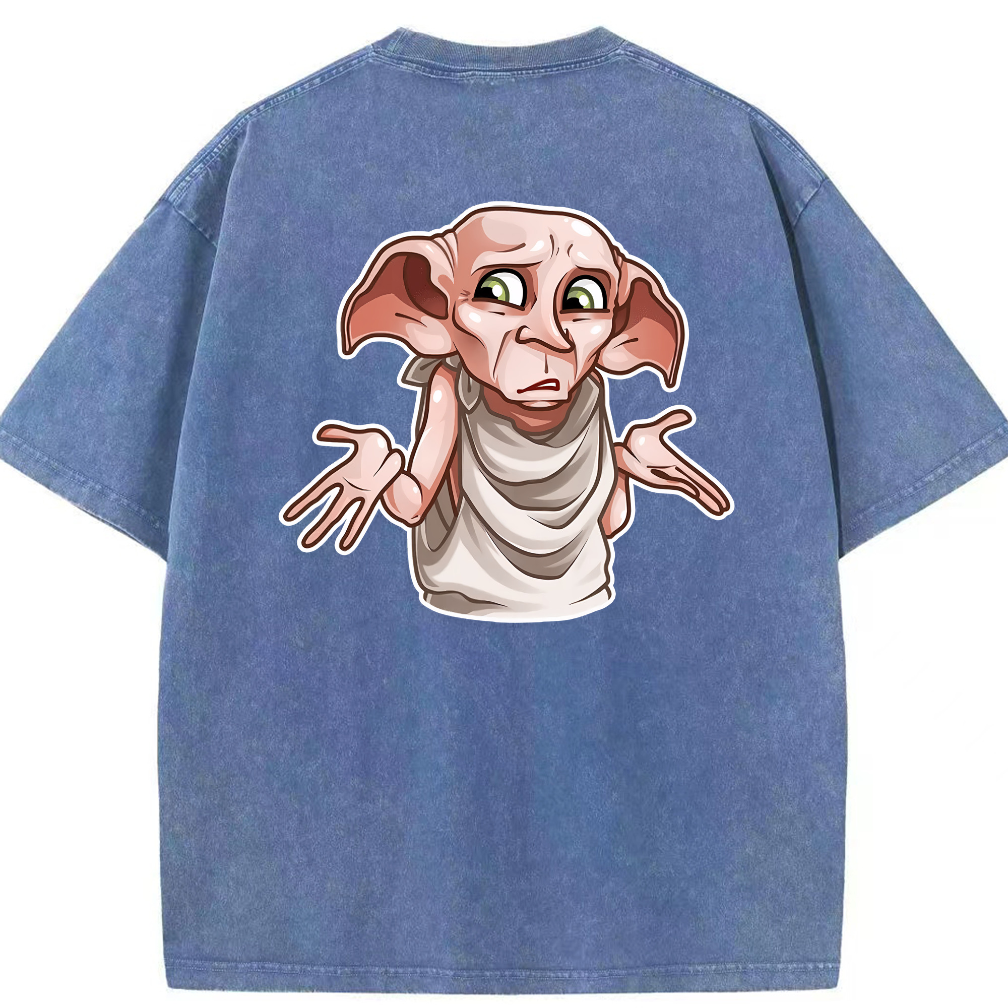 （画像用） Harry Potter ハリー・ポッターシリーズ 綿100% ヴィンテージ風 半袖Tシャツ（背面プリント）