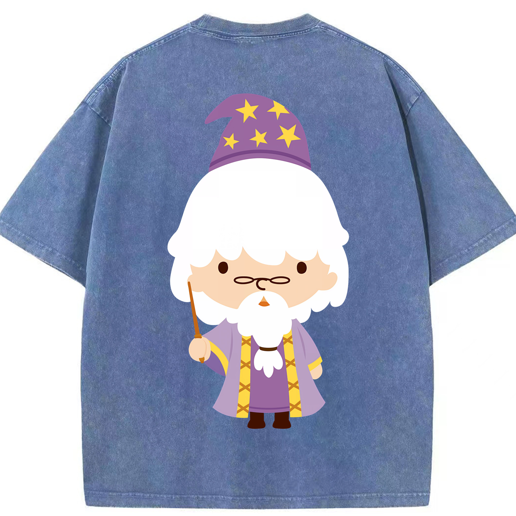 （画像用） Harry Potter ハリー・ポッターシリーズ 綿100% ヴィンテージ風 半袖Tシャツ（背面プリント）