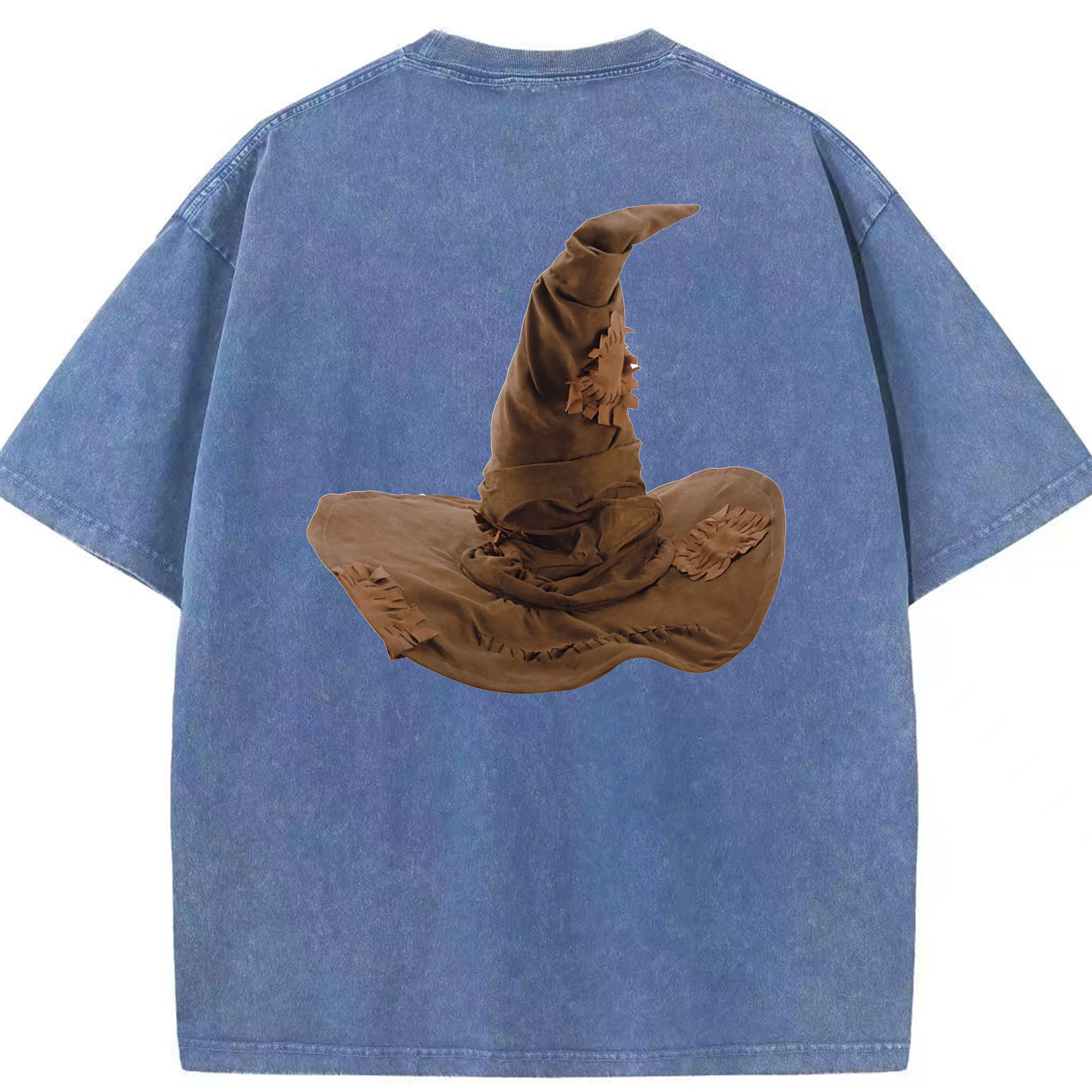 （画像用） Harry Potter ハリー・ポッターシリーズ 綿100% ヴィンテージ風 半袖Tシャツ（背面プリント）