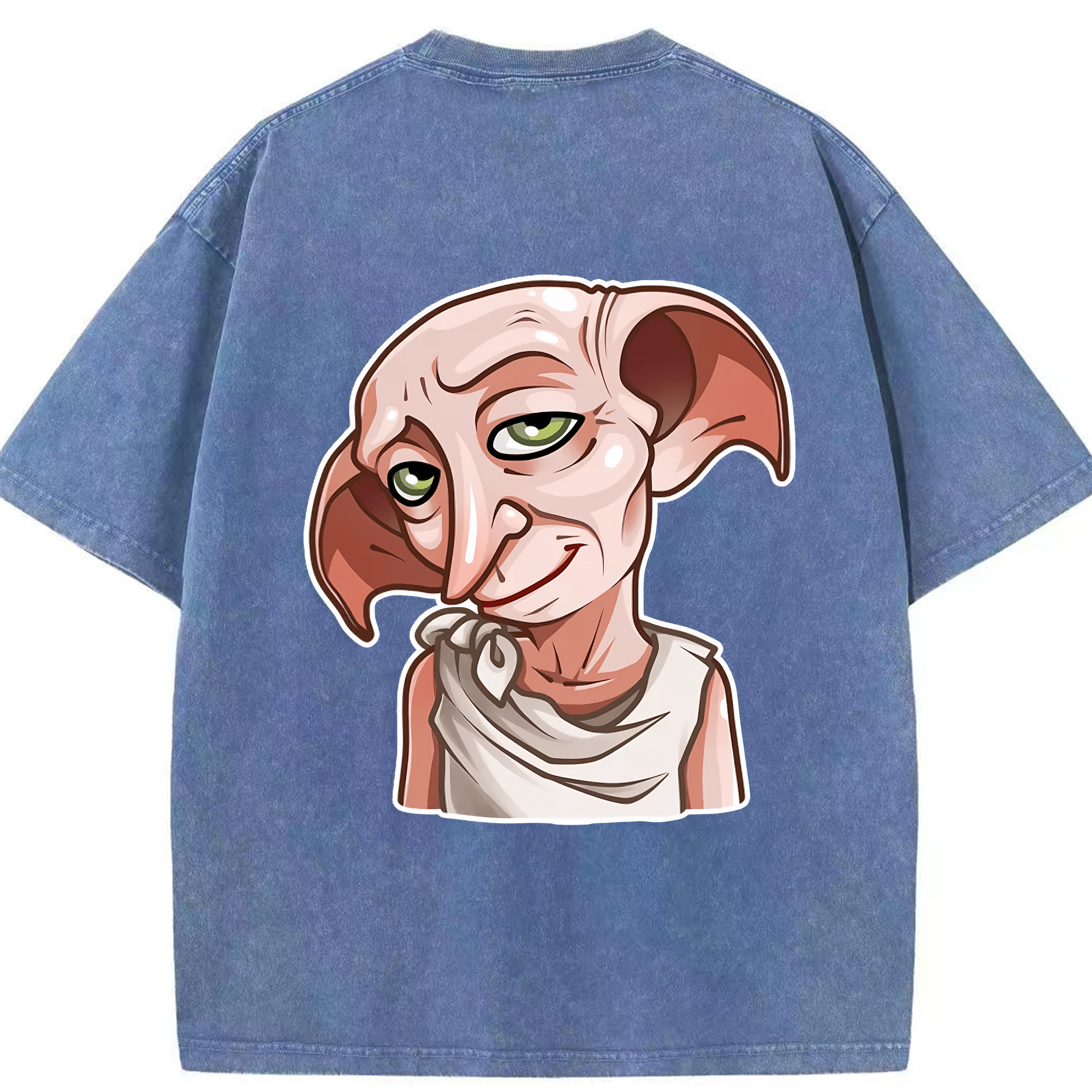 （画像用） Harry Potter ハリー・ポッターシリーズ 綿100% ヴィンテージ風 半袖Tシャツ（背面プリント）
