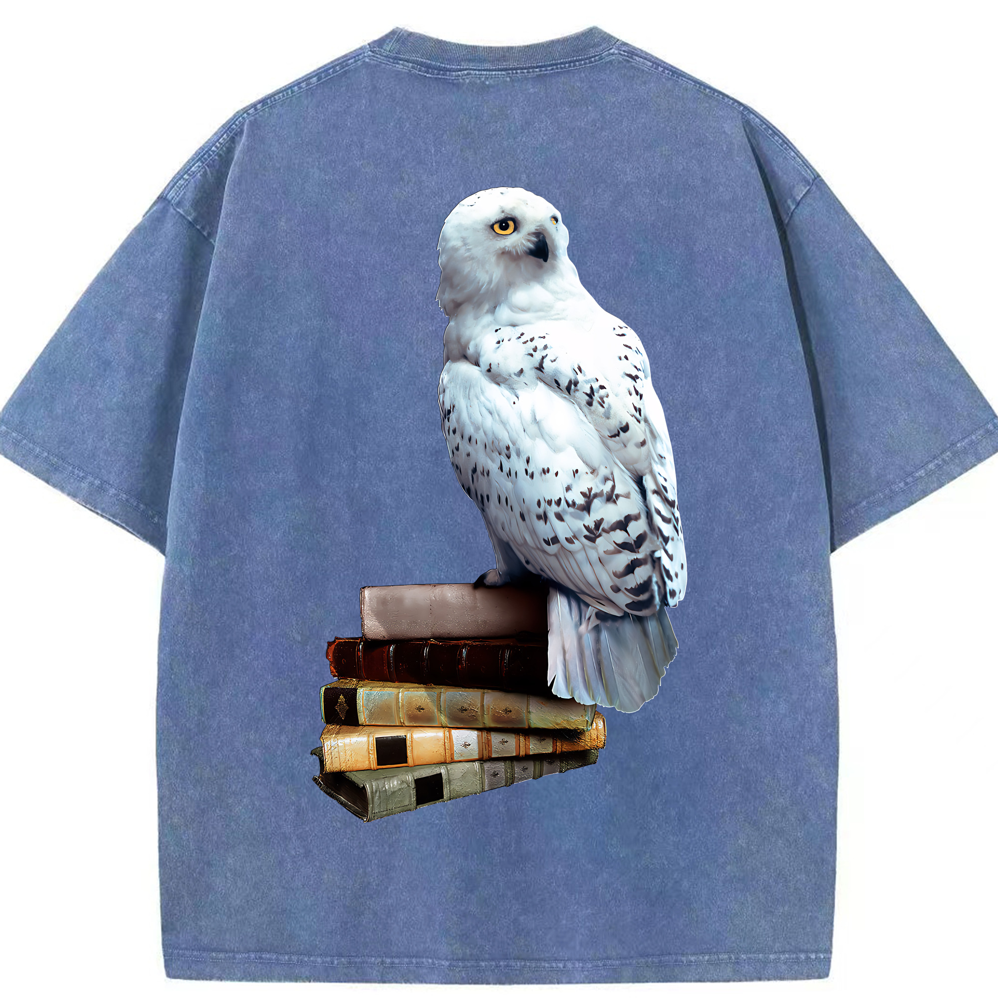 （画像用） Harry Potter ハリー・ポッターシリーズ 綿100% ヴィンテージ風 半袖Tシャツ（背面プリント）