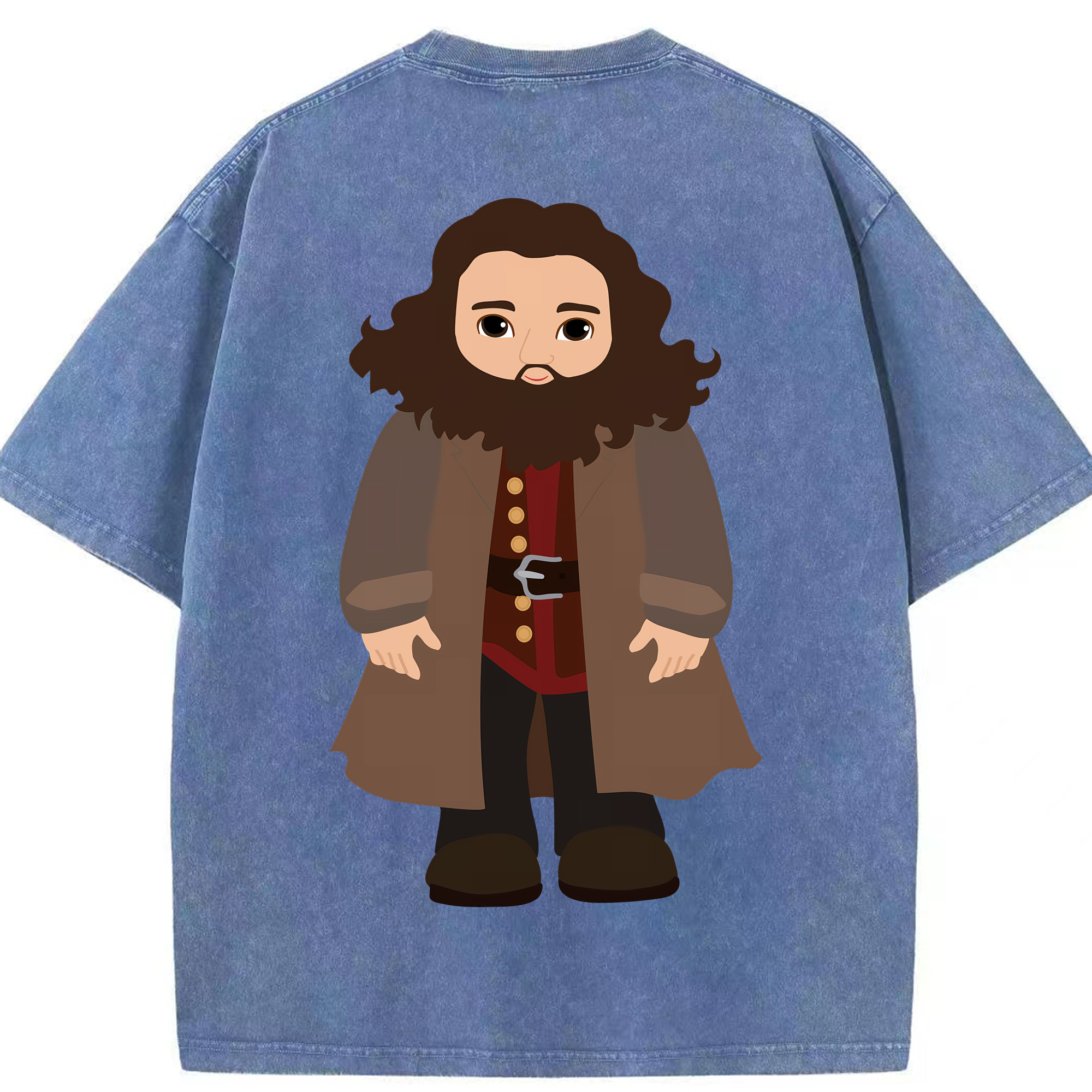 （画像用） Harry Potter ハリー・ポッターシリーズ 綿100% ヴィンテージ風 半袖Tシャツ（背面プリント）