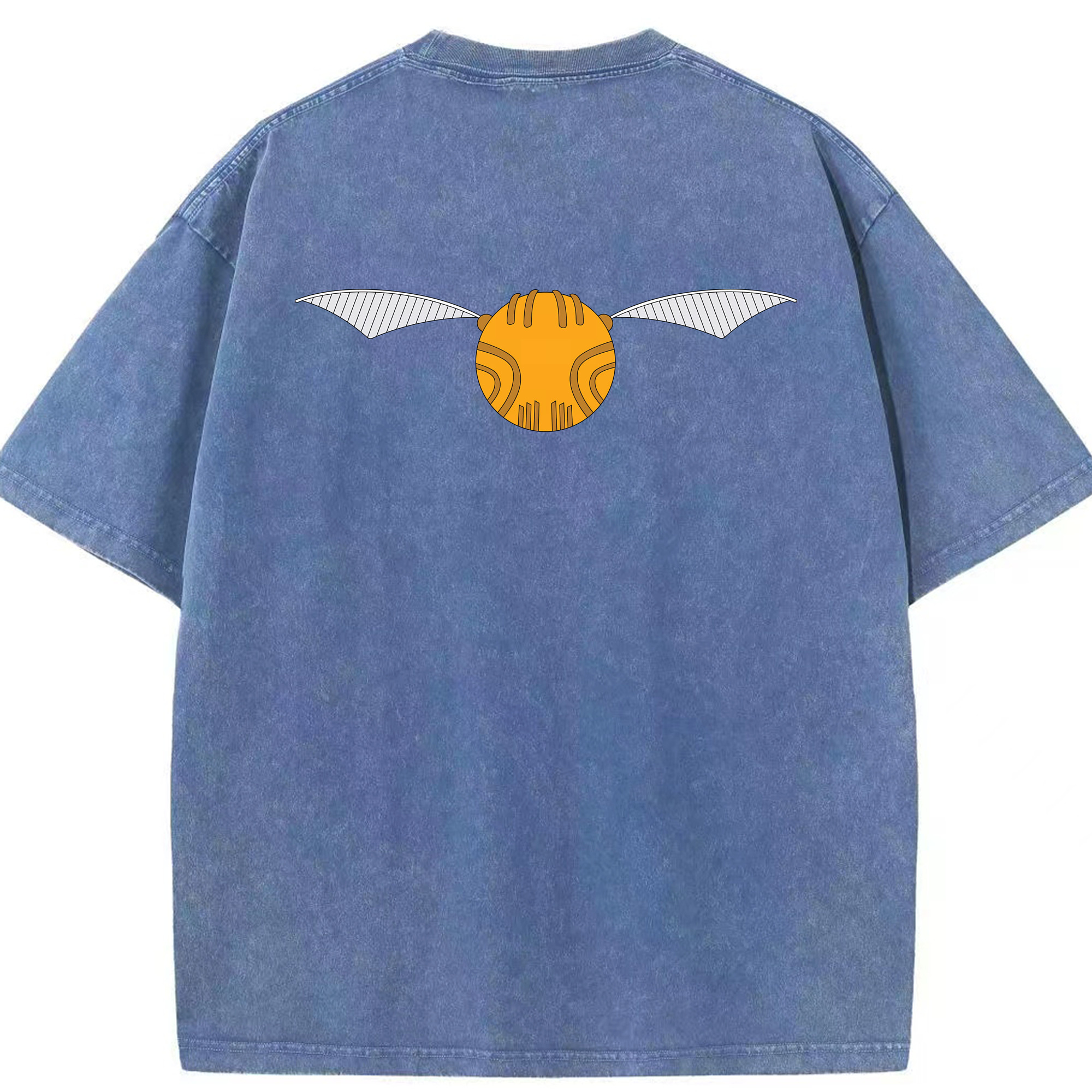 （画像用） Harry Potter ハリー・ポッターシリーズ 綿100% ヴィンテージ風 半袖Tシャツ（背面プリント）