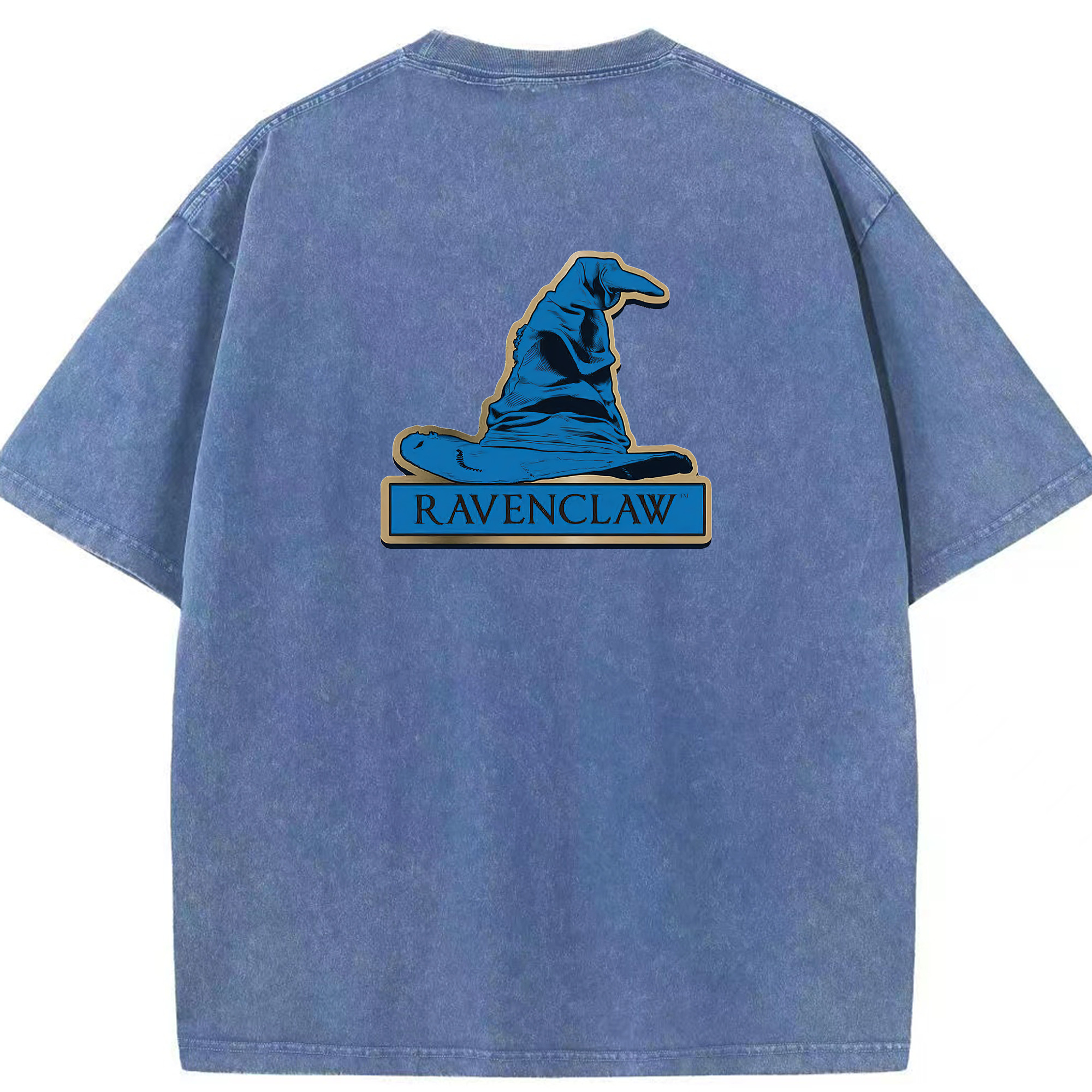 （画像用） Harry Potter ハリー・ポッターシリーズ 綿100% ヴィンテージ風 半袖Tシャツ（背面プリント）