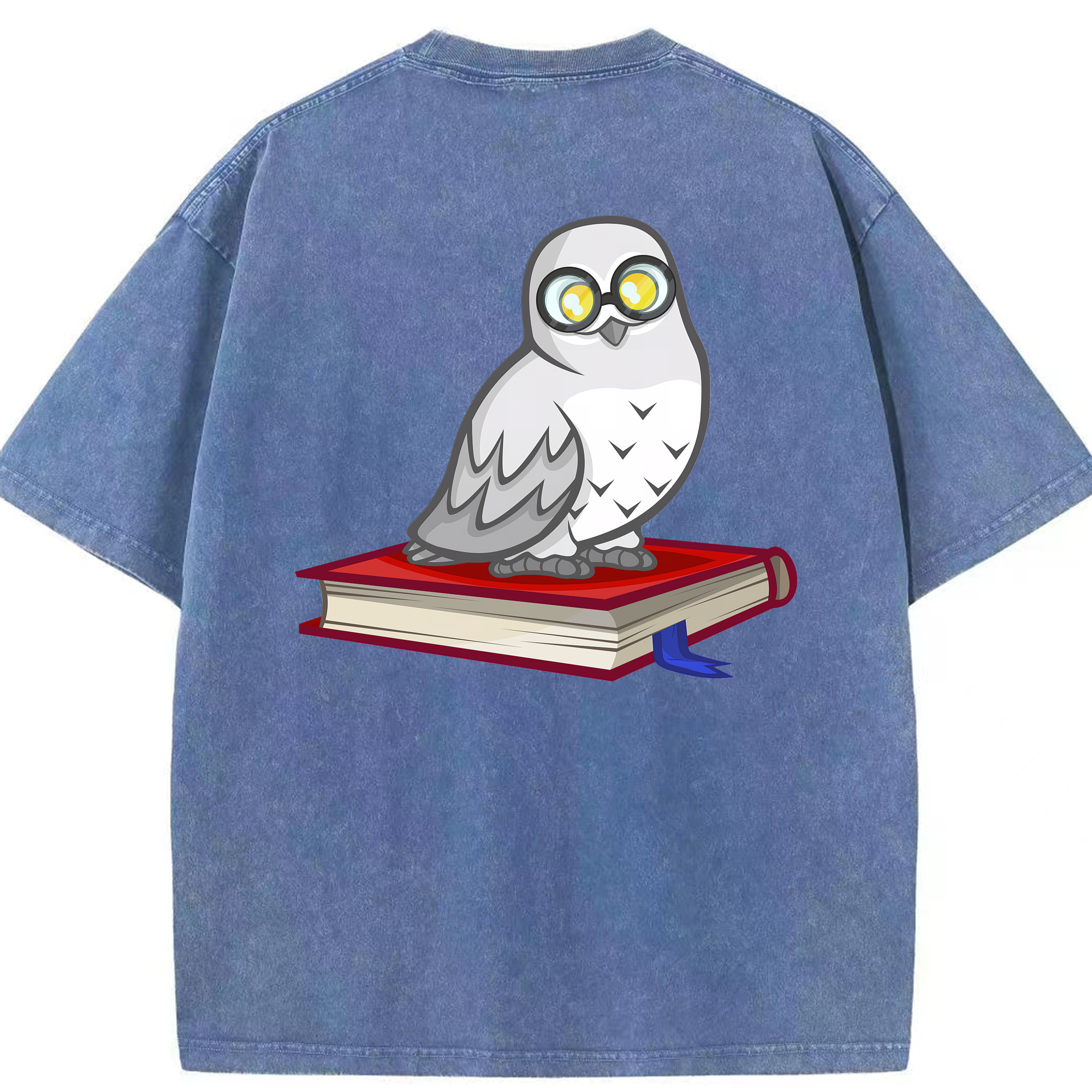 （画像用） Harry Potter ハリー・ポッターシリーズ 綿100% ヴィンテージ風 半袖Tシャツ（背面プリント）